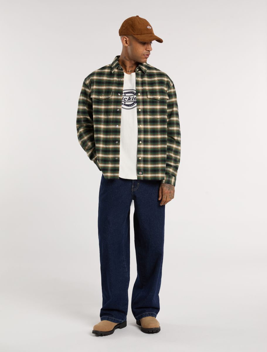 DICKIES HILHAM Baggy Denim Pant - Dark Blue