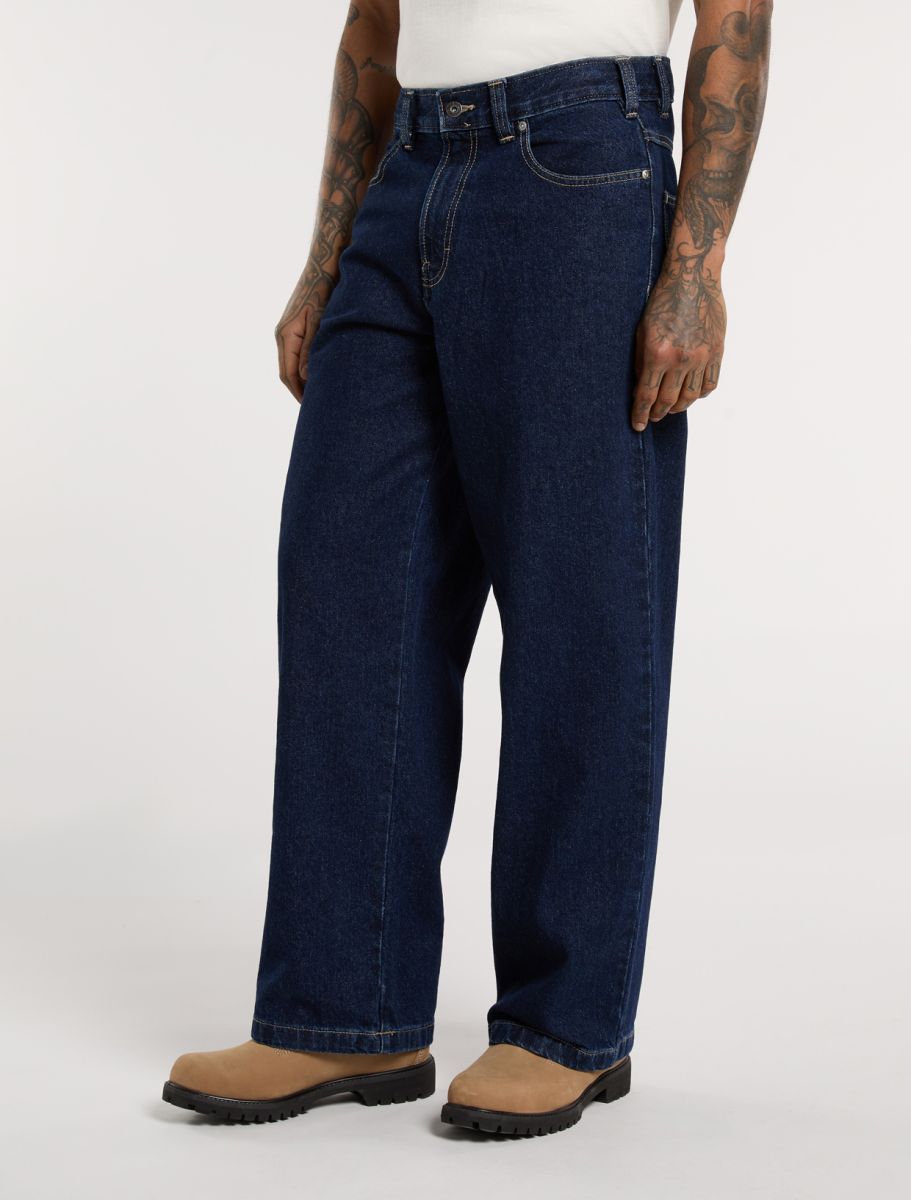 DICKIES HILHAM Baggy Denim Pant - Dark Blue