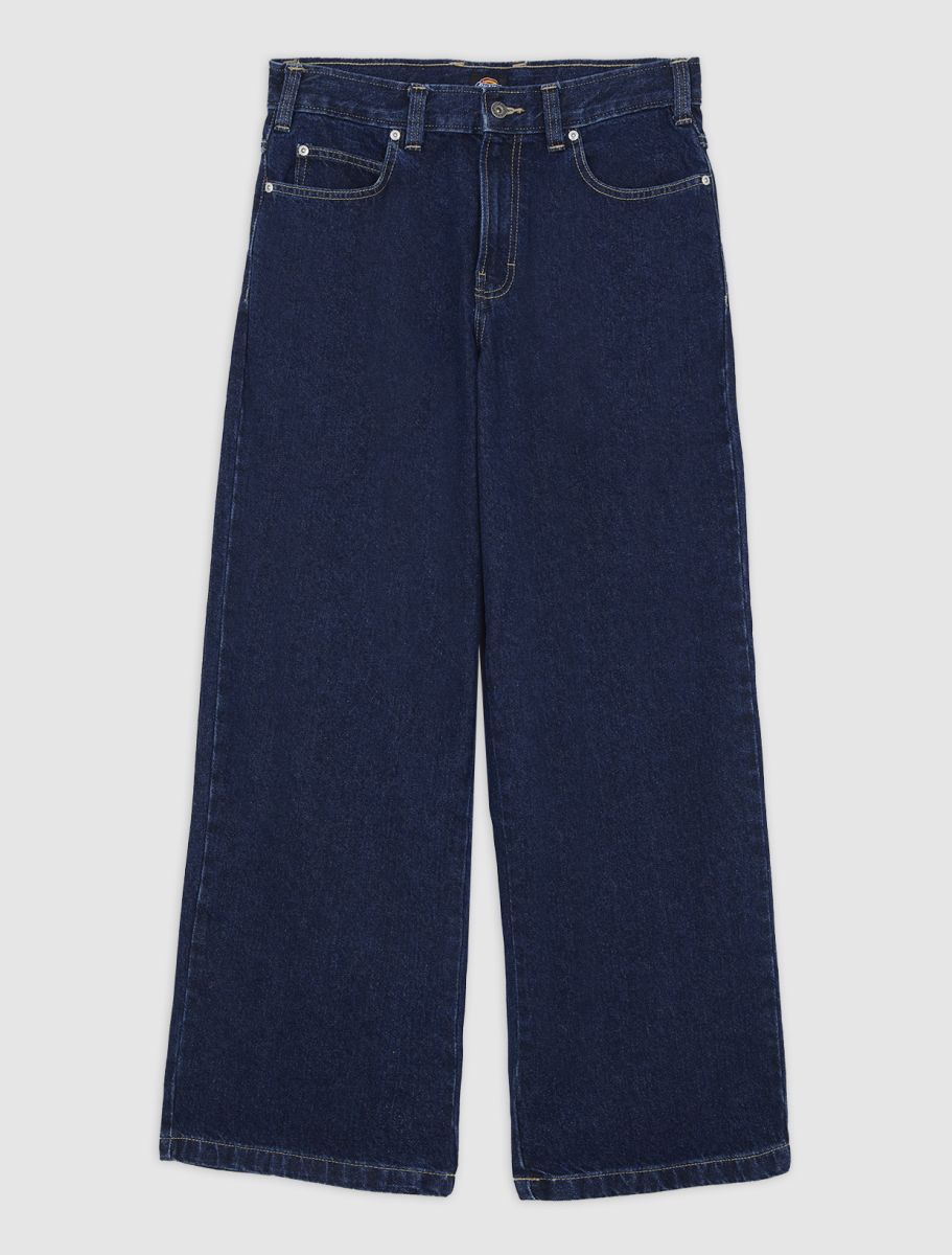 DICKIES HILHAM Baggy Denim Pant - Dark Blue – FREESTYLE LLORET