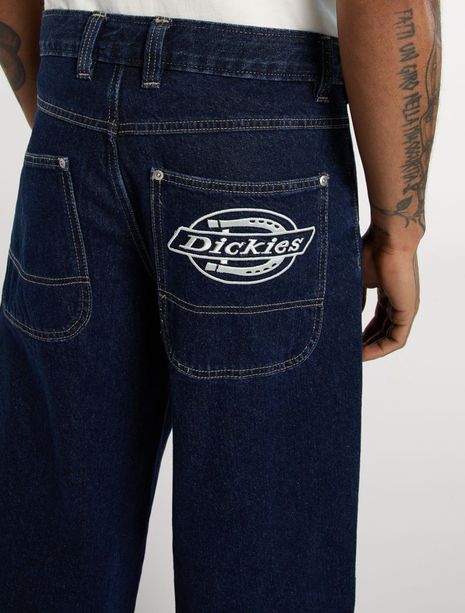 DICKIES HILHAM Baggy Denim Pant - Dark Blue