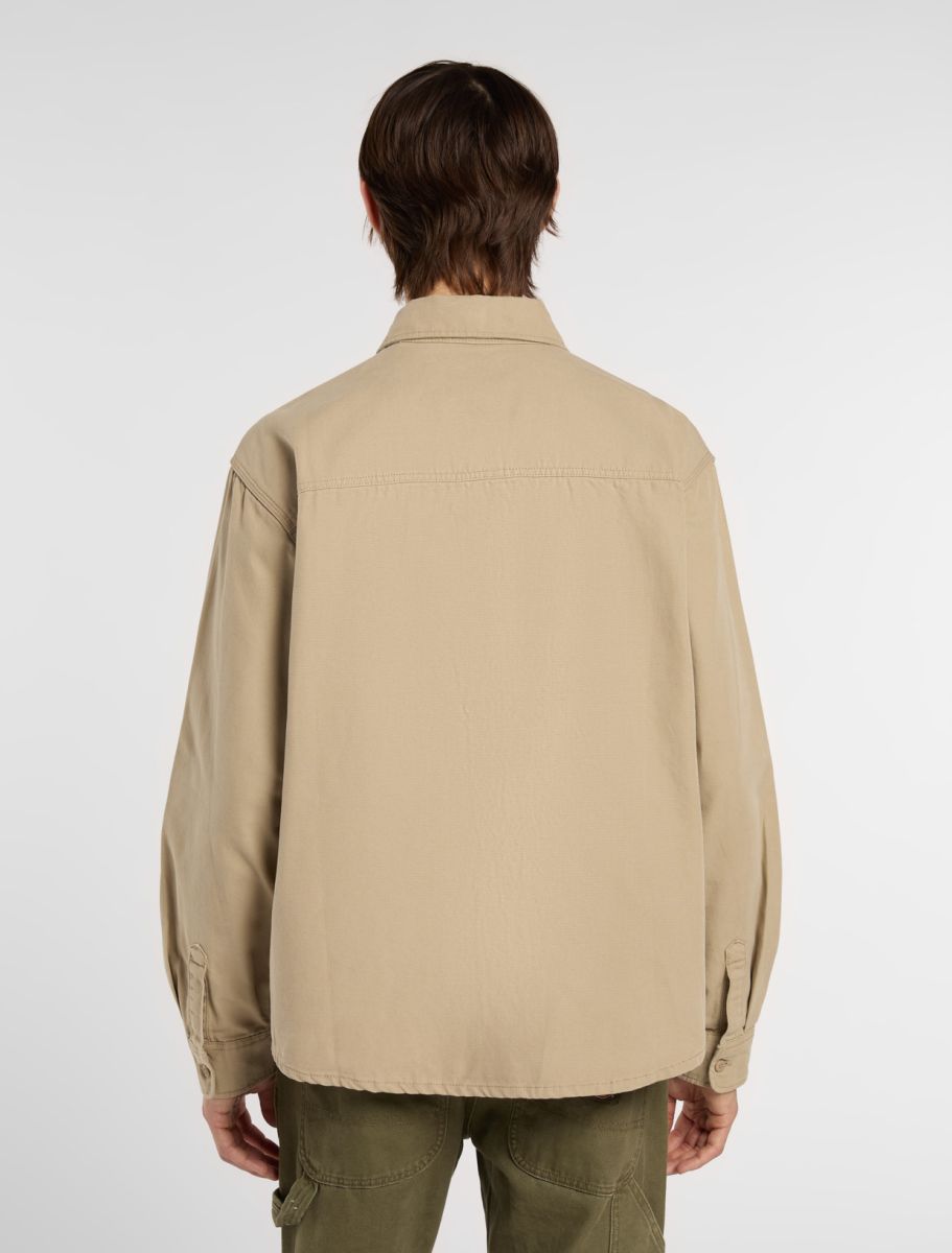DICKIES CANVAS SHIRT - Dark Sand Beige