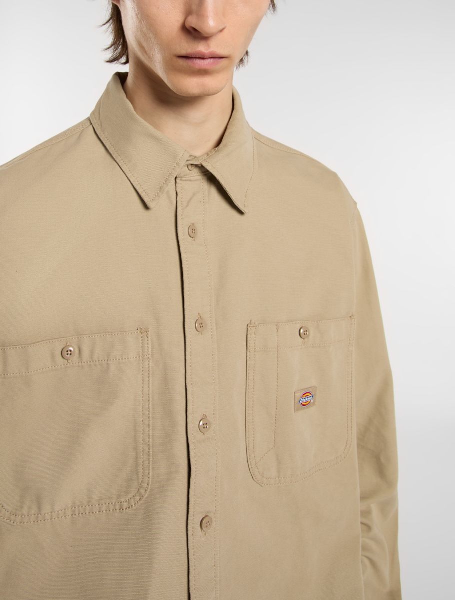 DICKIES CANVAS SHIRT - Dark Sand Beige