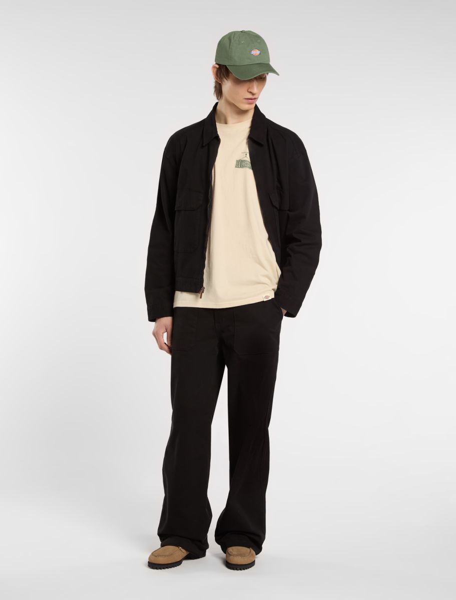 DICKIES APISON S/S Tee - Beige Wood Ash