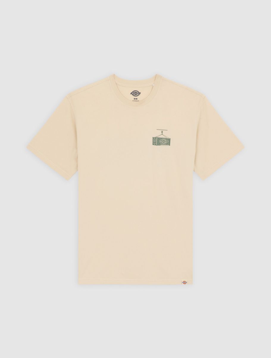 DICKIES APISON S/S Tee - Beige Wood Ash