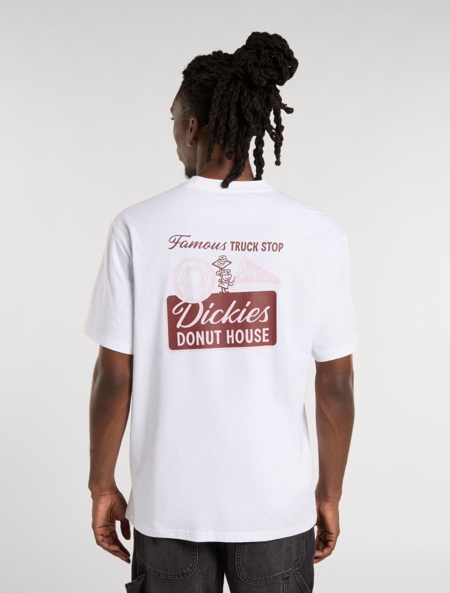 DICKIES Donut House SS Tee - White