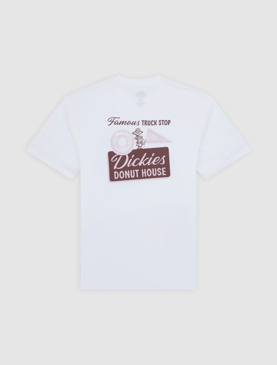 DICKIES Donut House SS Tee - White