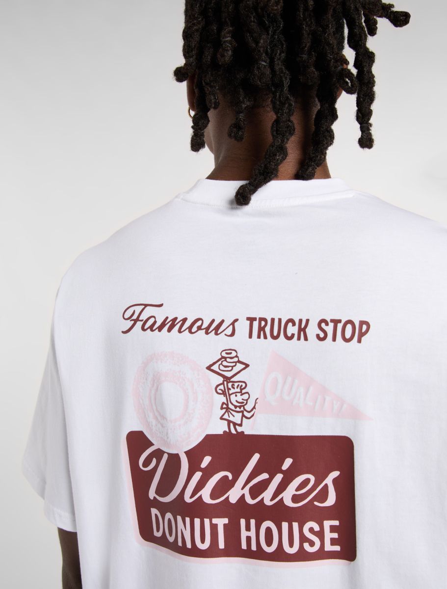 DICKIES Donut House SS Tee - White