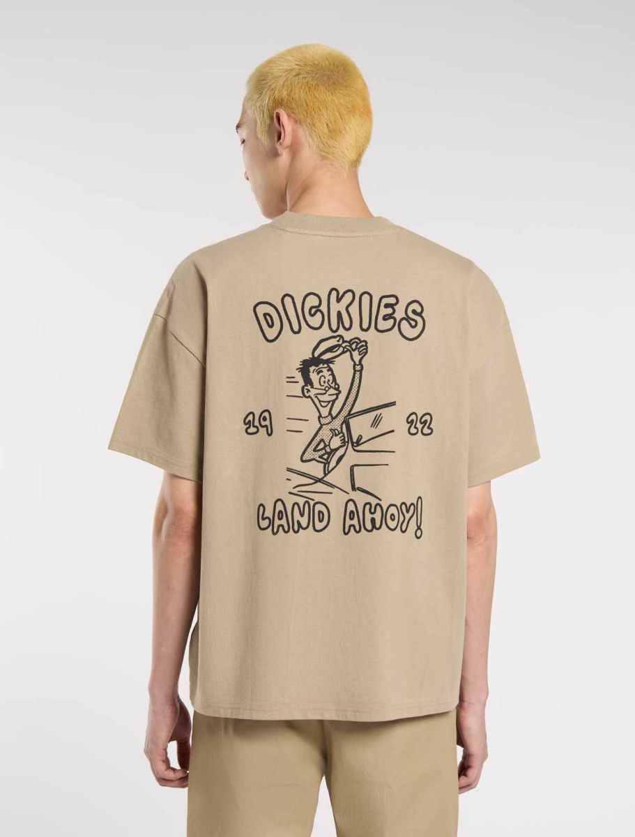 DICKIES Decartuville SS Tee - Sand Arena