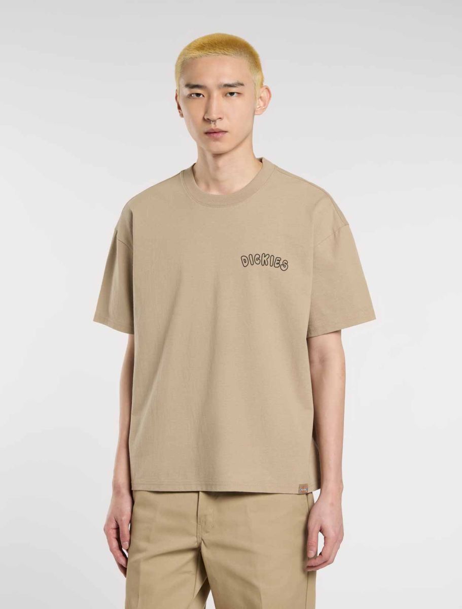 DICKIES Decartuville SS Tee - Sand Arena