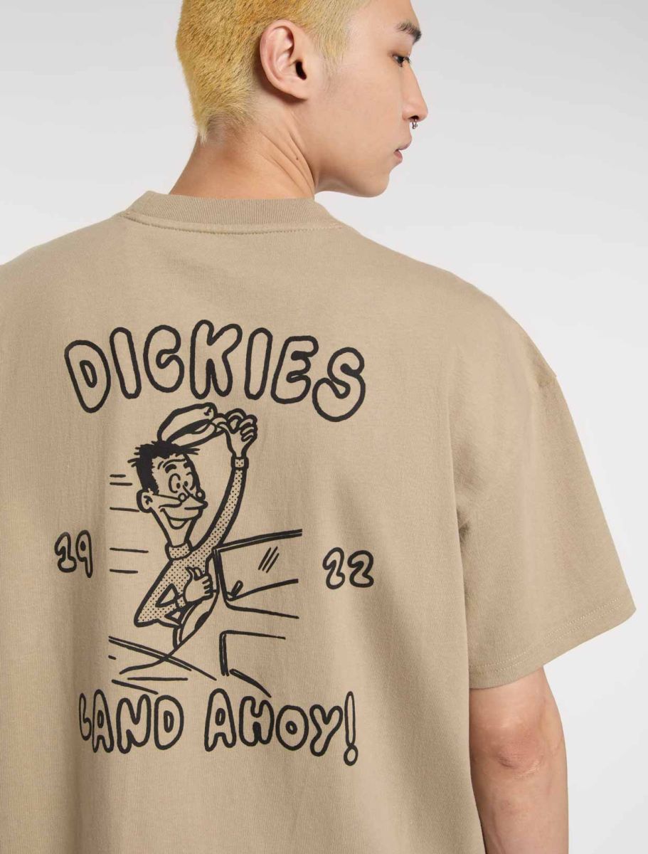 DICKIES Decartuville SS Tee - Sand Arena