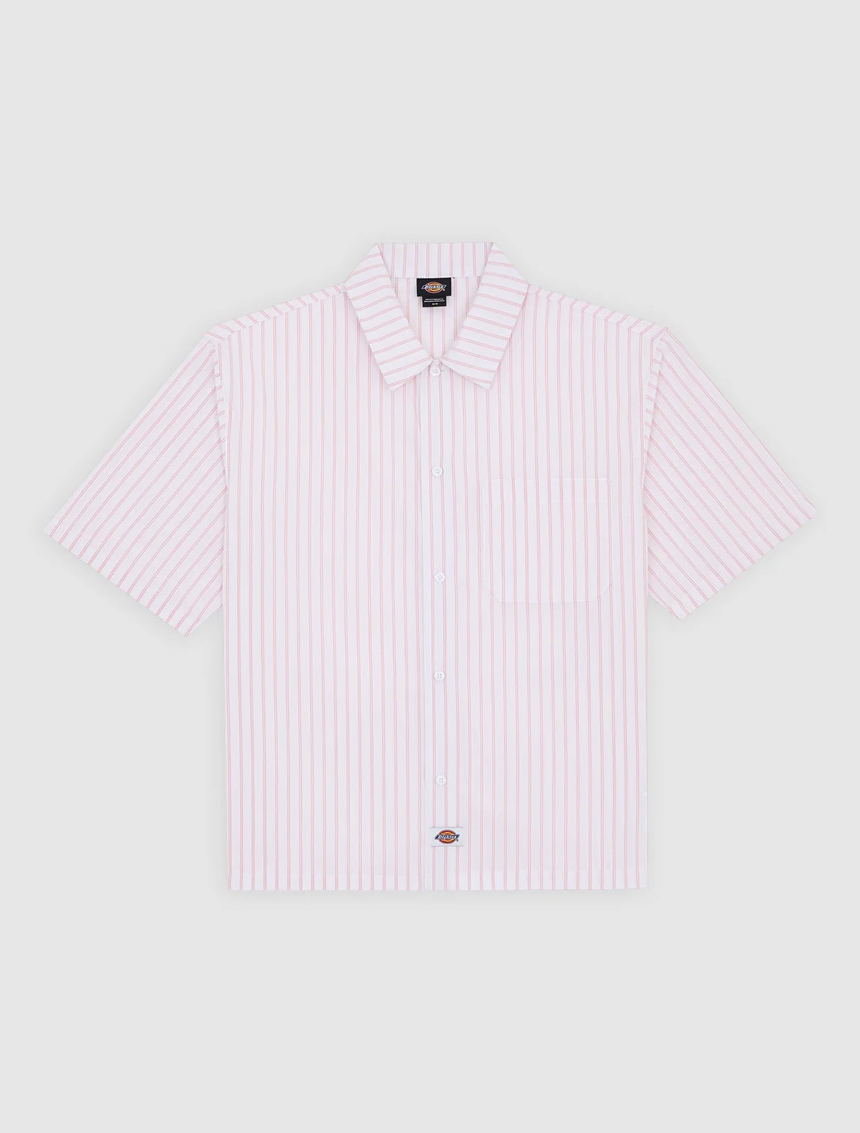 DICKIES Venedocia Stripes SS SHIRT - White