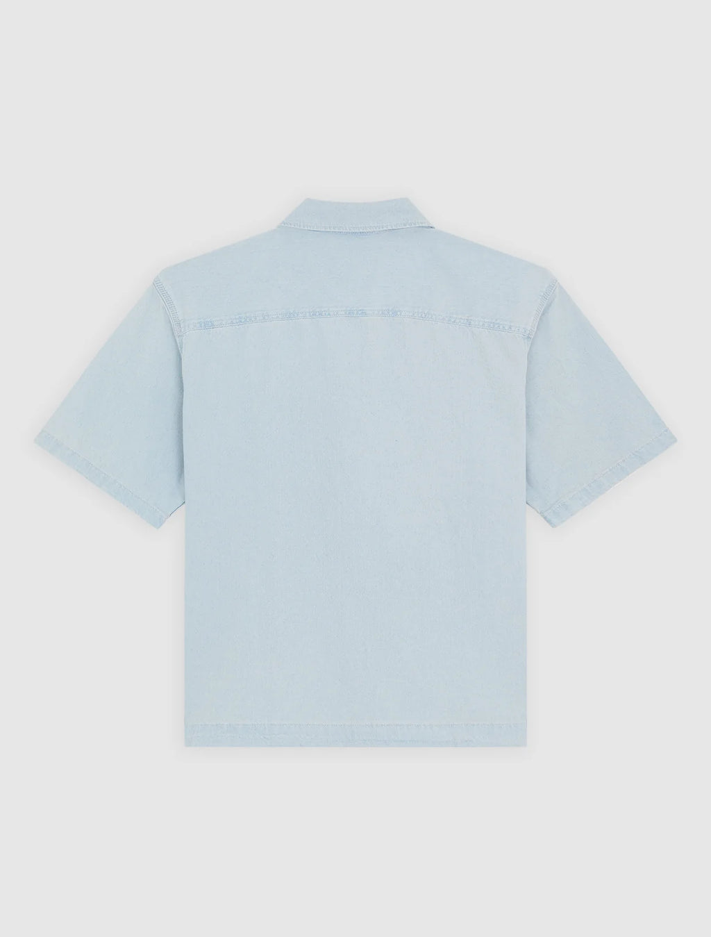 DICKIES Denim S/S SHIRT - Fog Blue