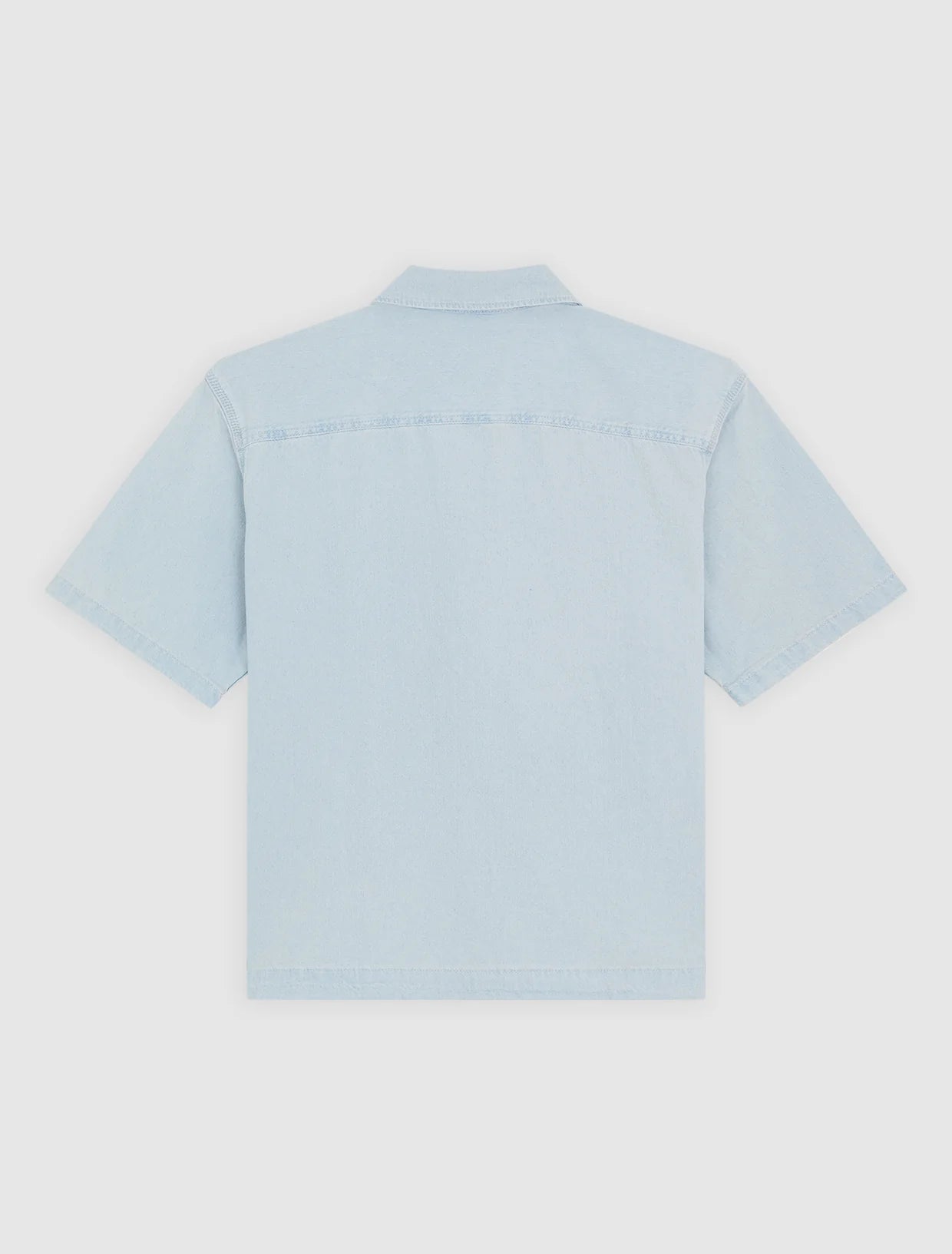 DICKIES Denim S/S SHIRT - Fog Blue