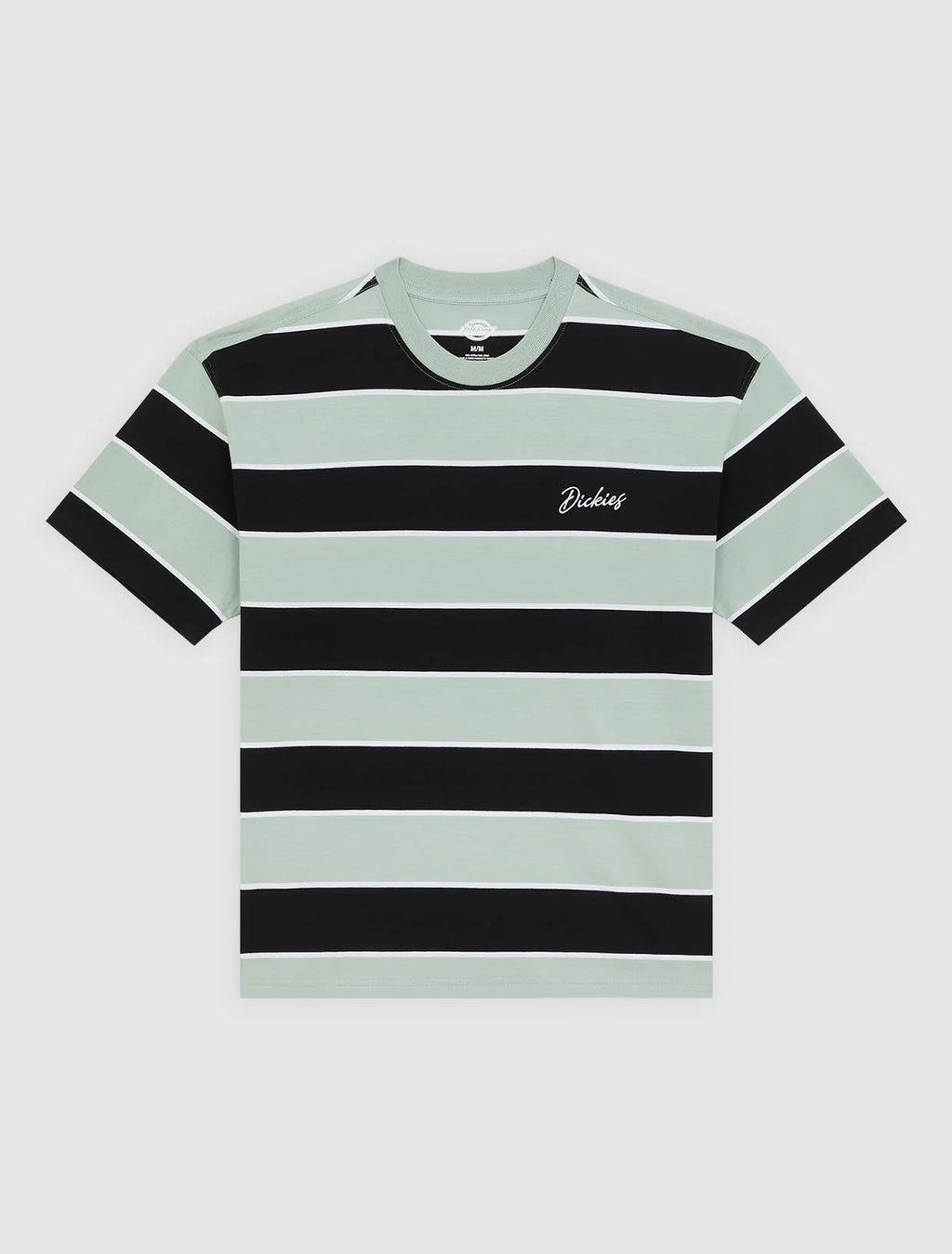 DICKIES EMBROIDERY STRIPES SS Tee - Jadeite Menta Black - FREESTYLE LLORET