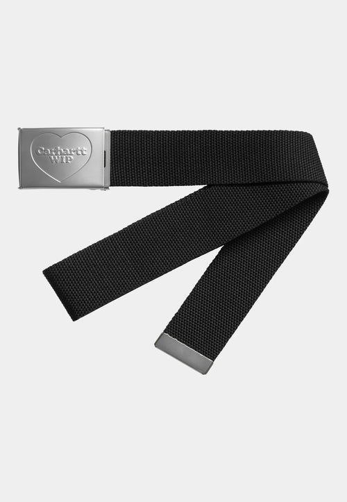CARHARTT WIP HEART CLIP BELT - Black