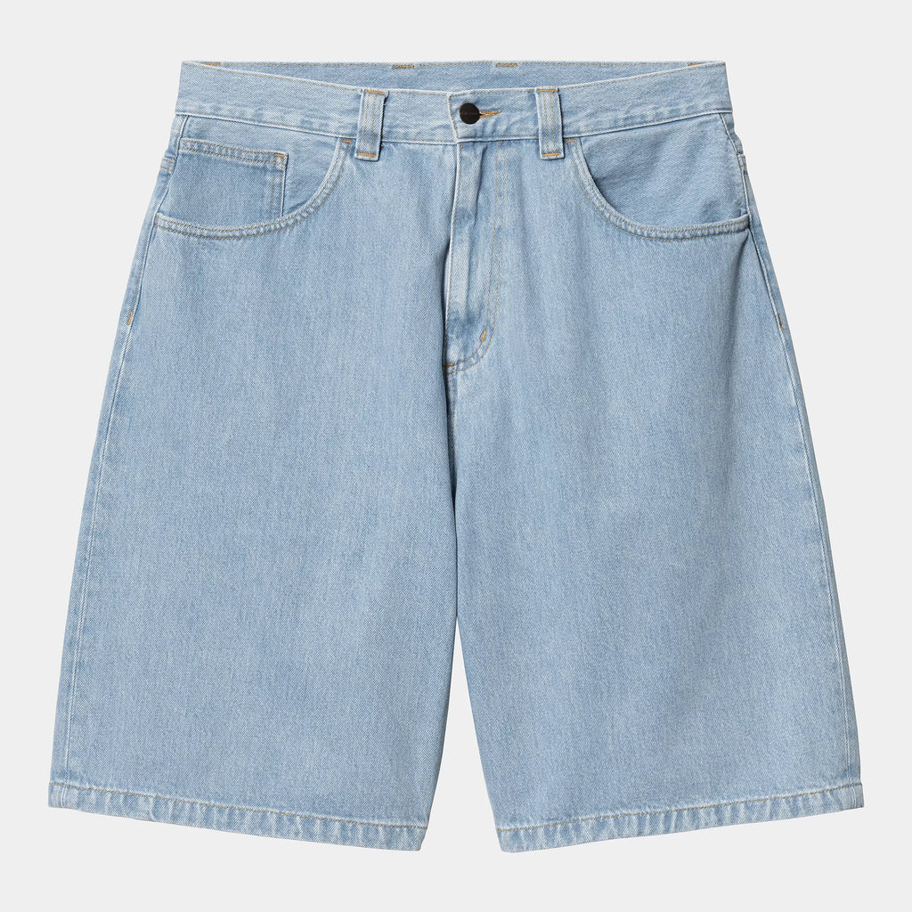 CARHARTT WIP Brandon Short - Blue Heavy Stone Bleached
