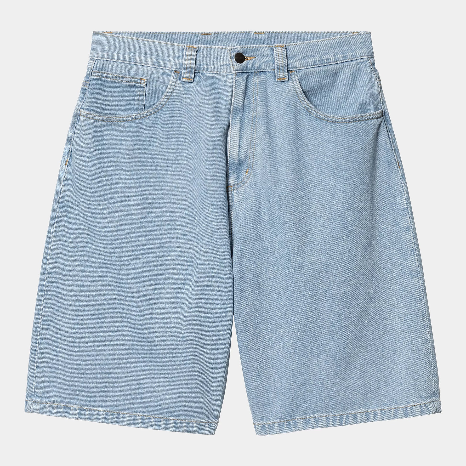CARHARTT WIP Brandon Short - Blue Heavy Stone Bleached