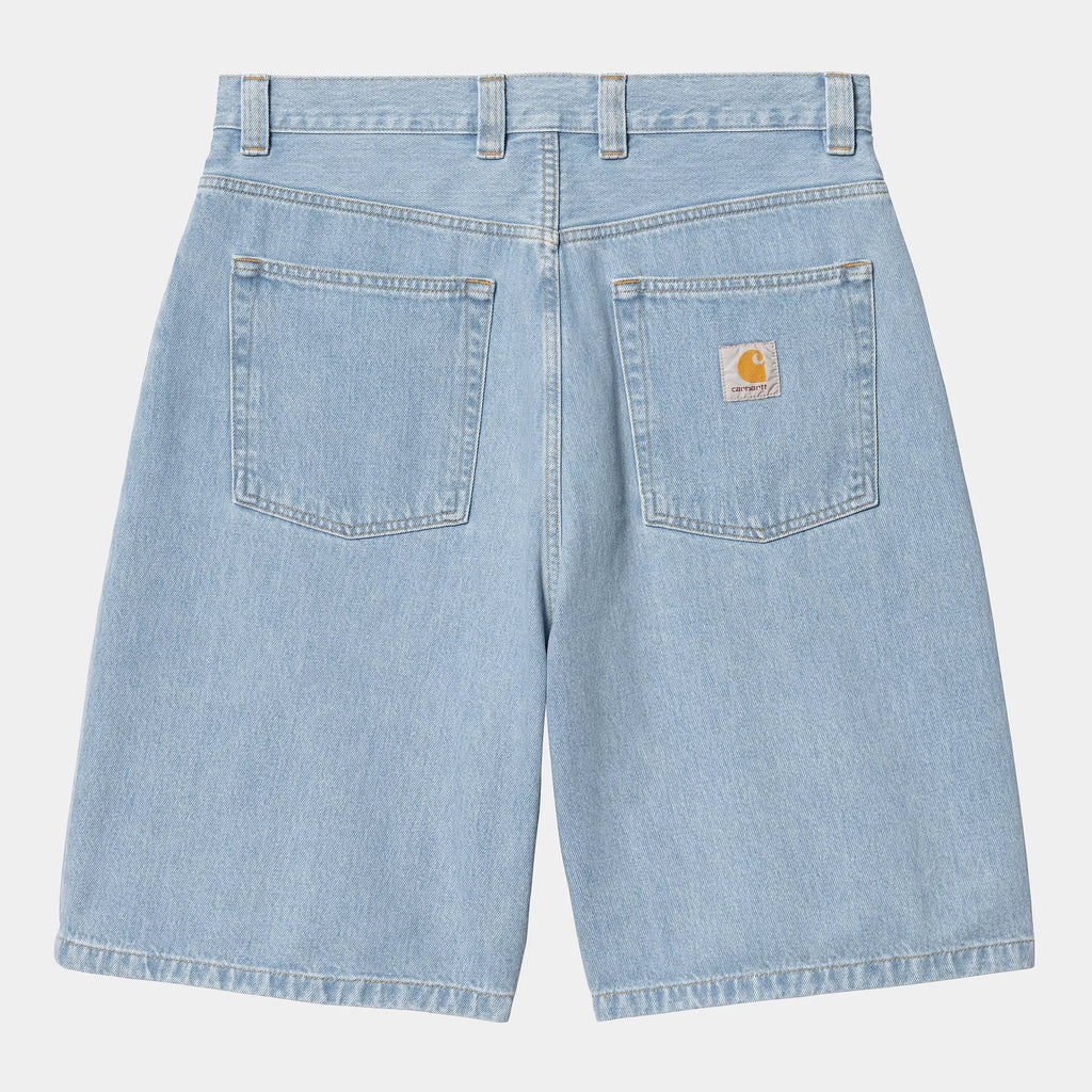 CARHARTT WIP Brandon Short - Blue Heavy Stone Bleached