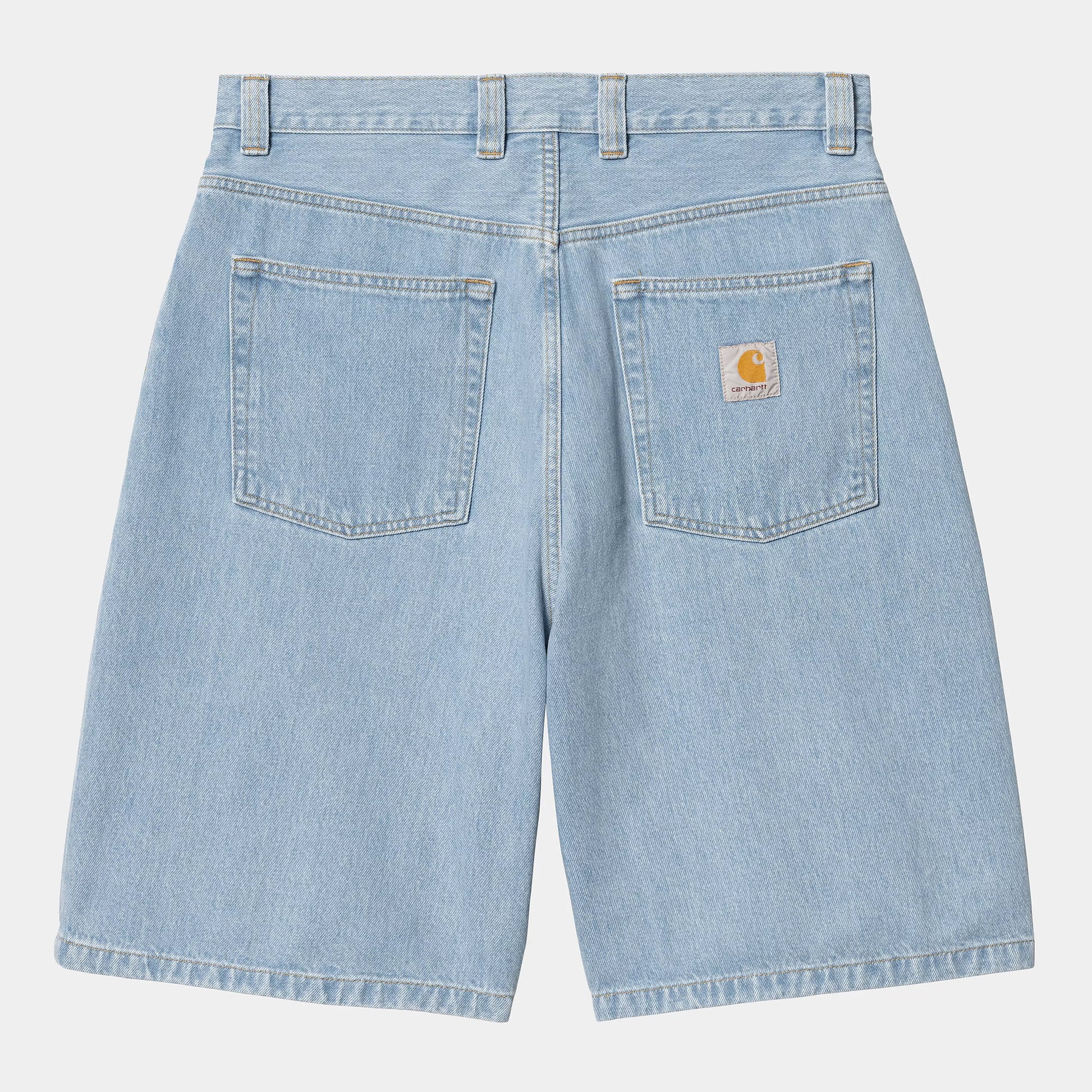 CARHARTT WIP Brandon Short - Blue Heavy Stone Bleached