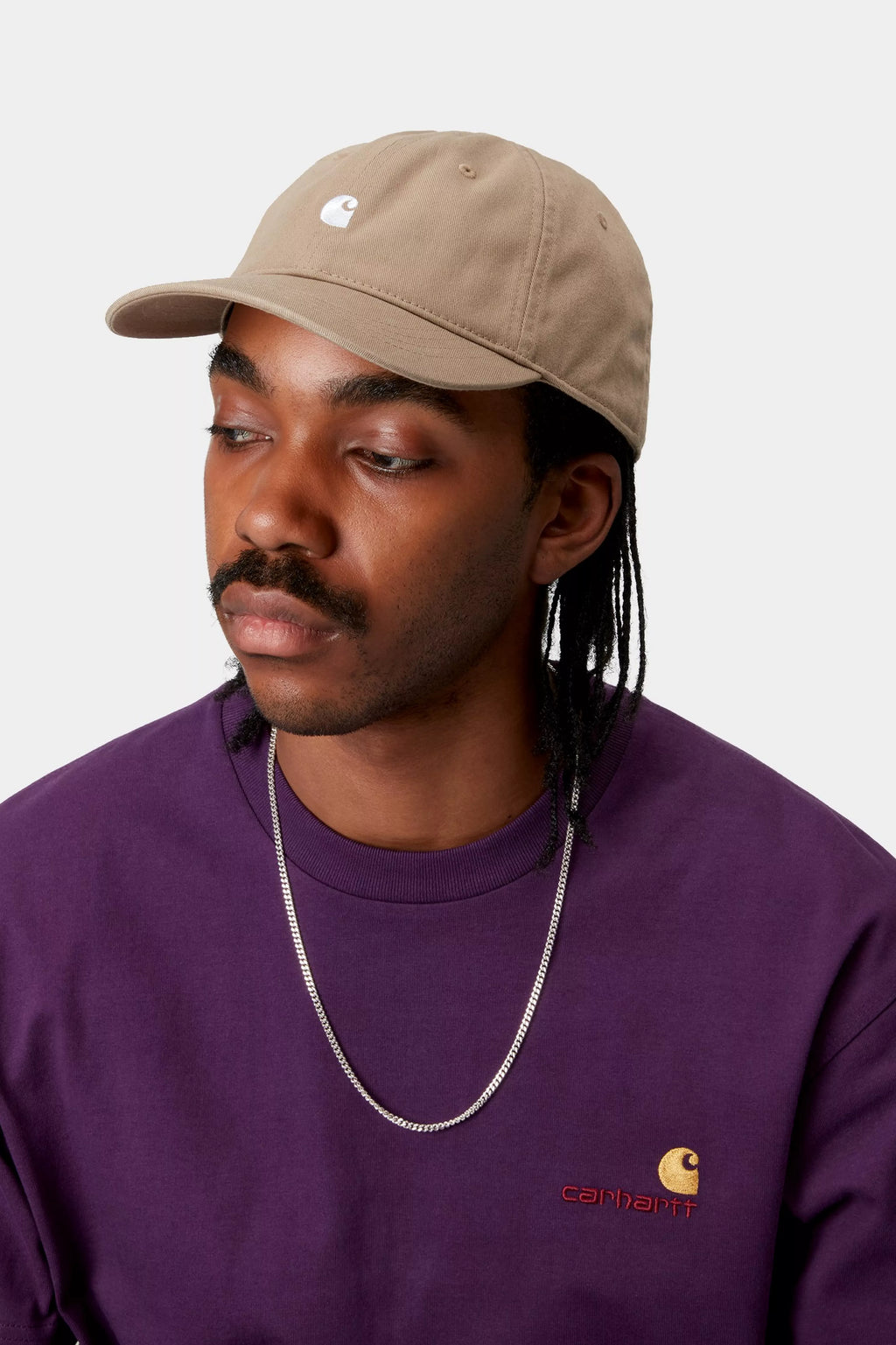 CARHARTT WIP Madison Logo Cap - Lether White