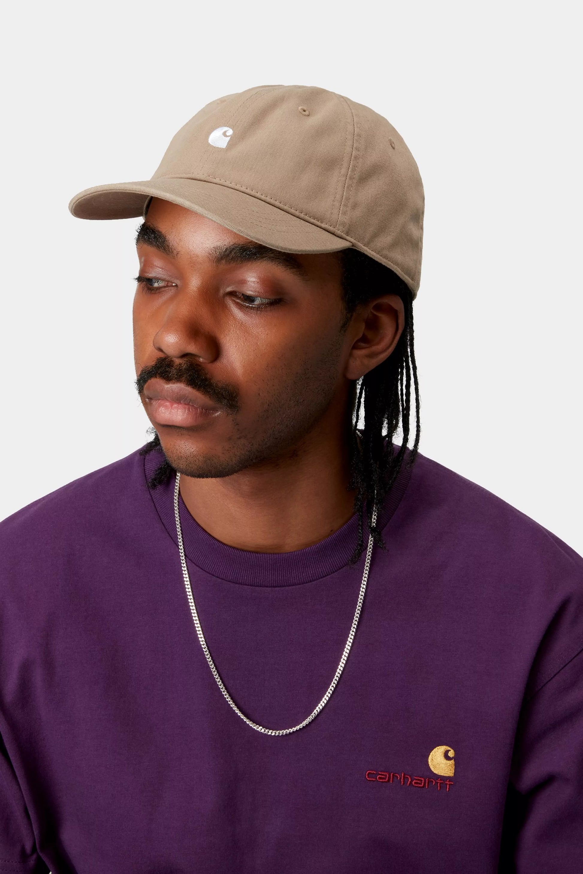 CARHARTT WIP Madison Logo Cap - Lether White