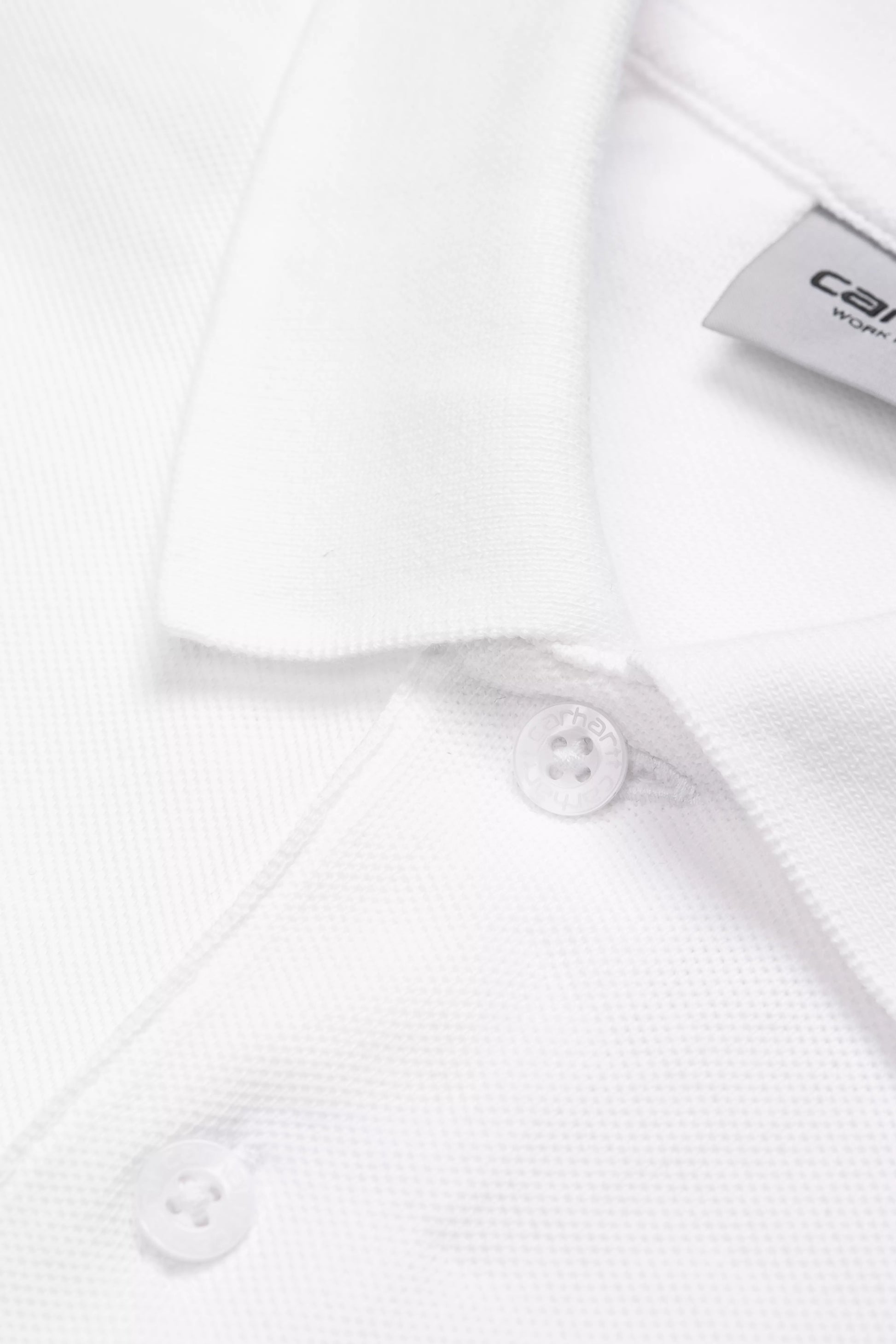 CARHARTT WIP S/S Chase Pique Polo - White Gold - FREESTYLE LLORET