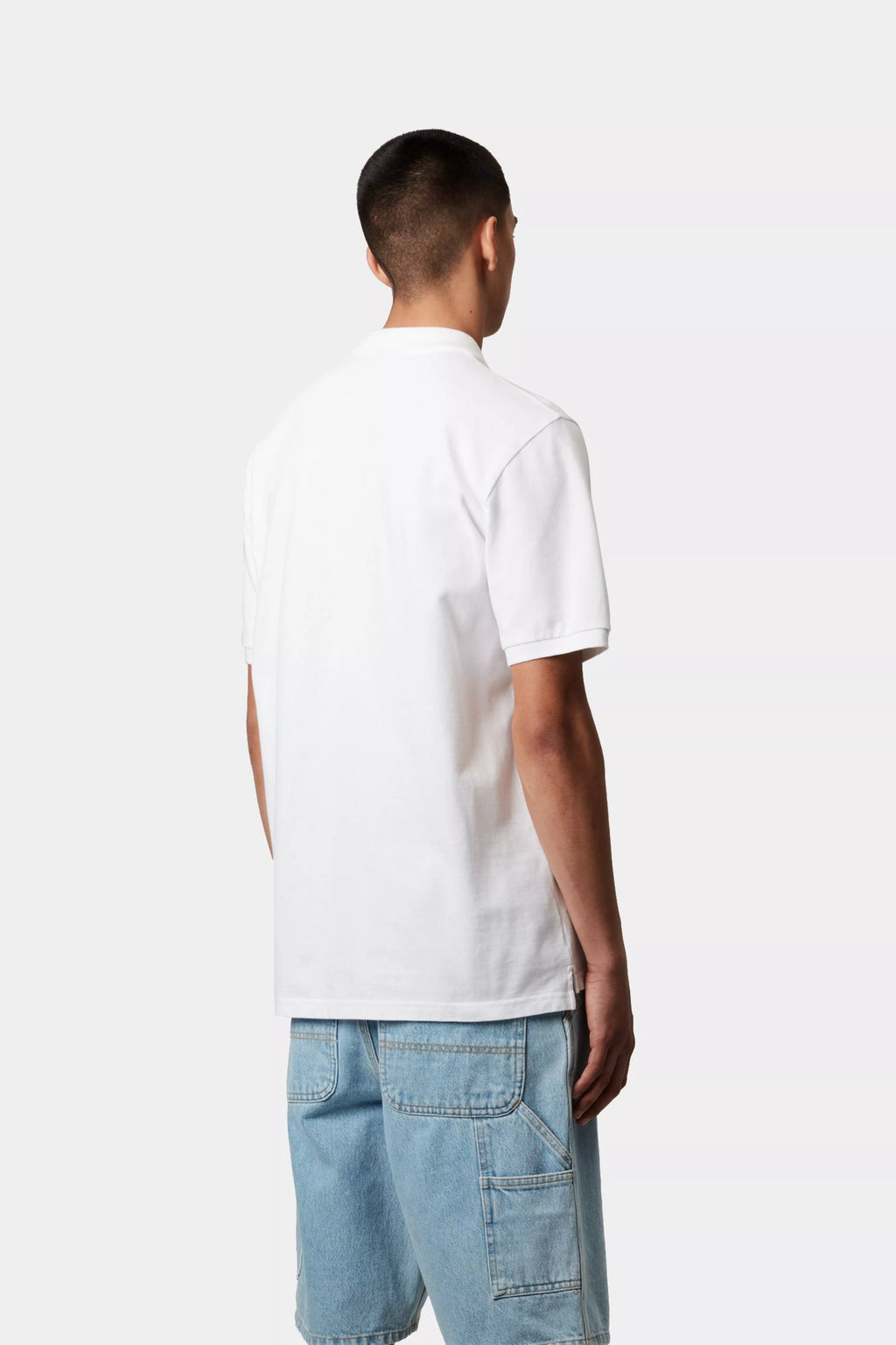CARHARTT WIP S/S Chase Pique Polo - White Gold - FREESTYLE LLORET