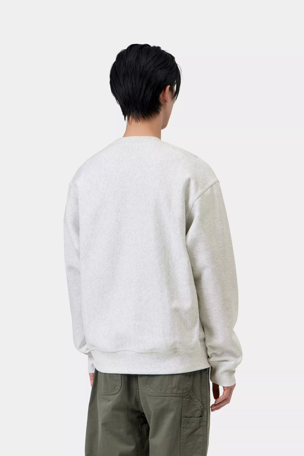 CARHARTT WIP American Script Sweatshirt - Ash Heather - FREESTYLE LLORET
