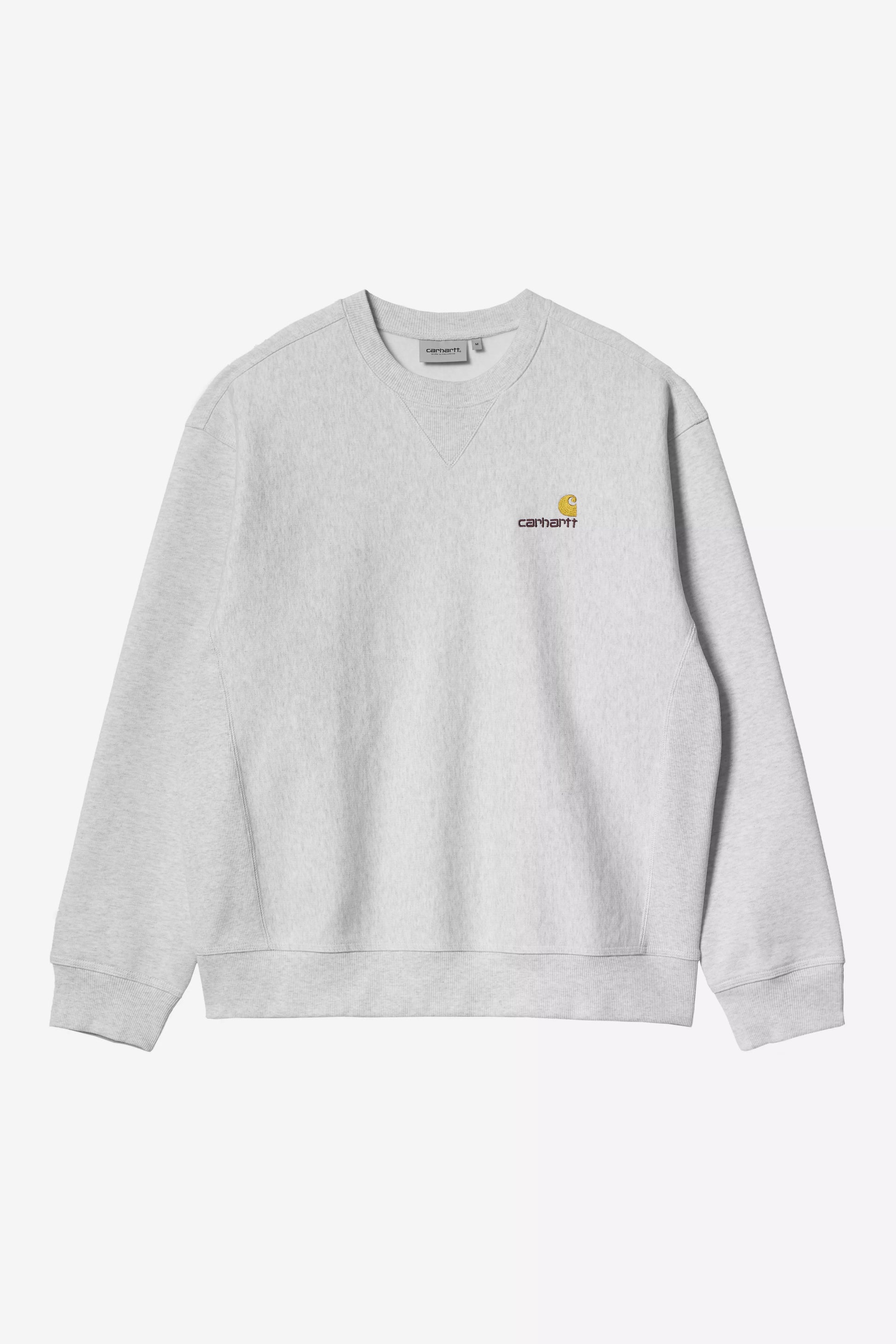 CARHARTT WIP American Script Sweatshirt - Ash Heather