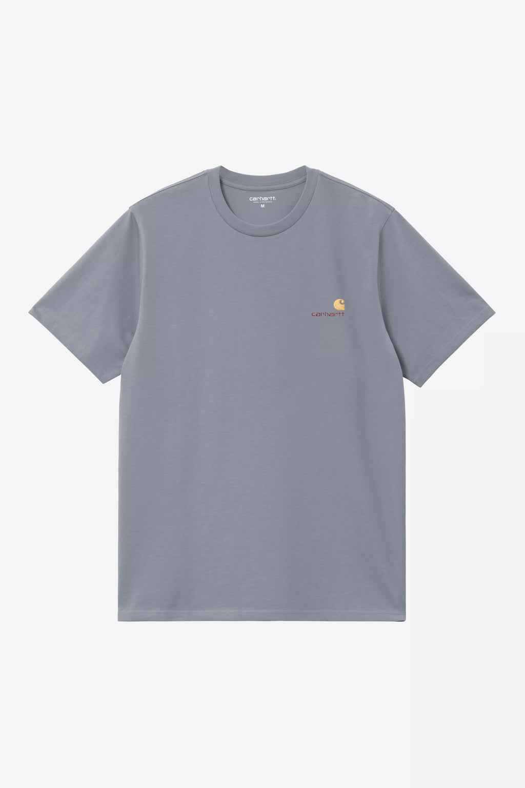 CARHARTT WIP S/S American Script T-Shirt - Shady Blue - FREESTYLE LLORET