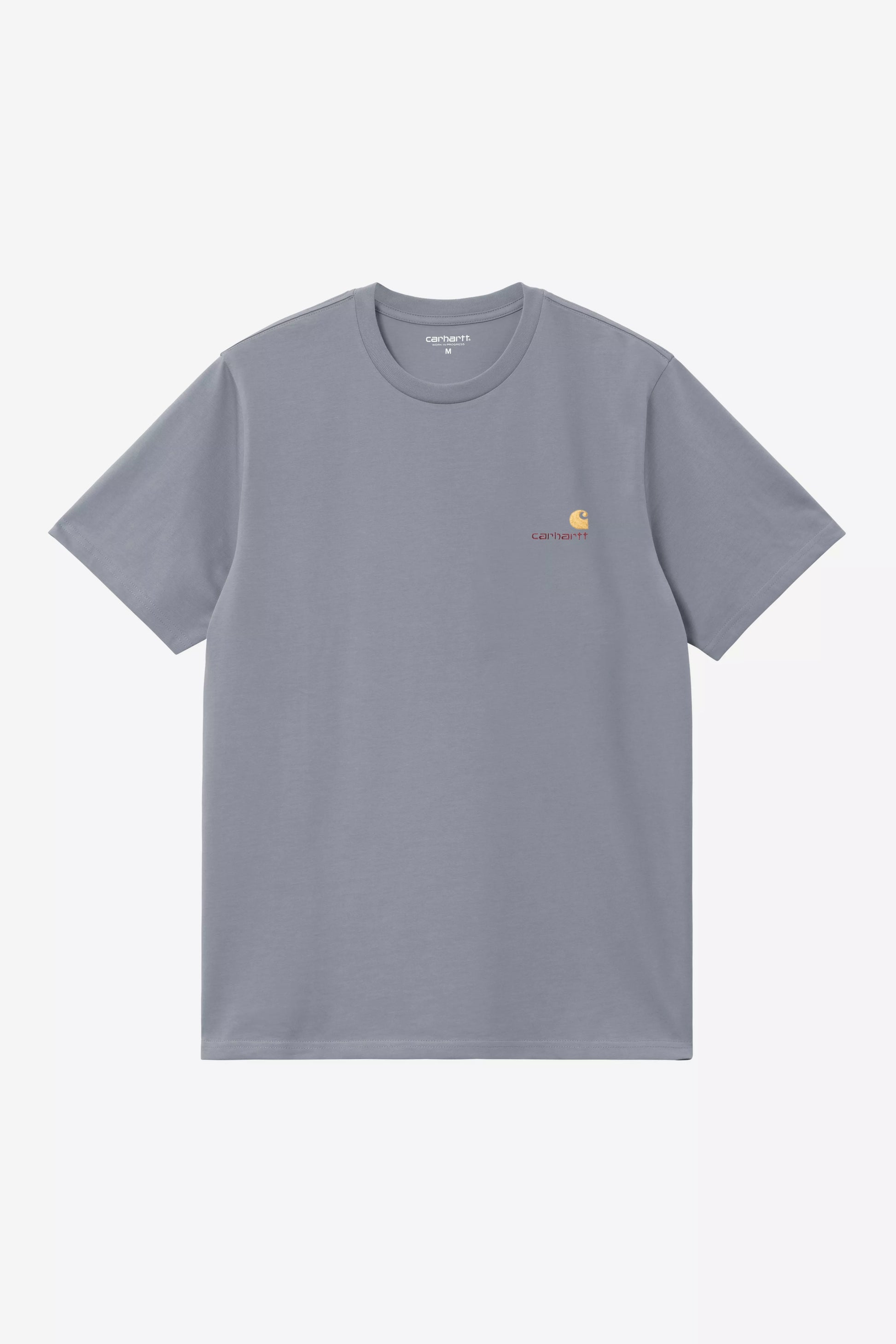 CARHARTT WIP S/S American Script T-Shirt - Shady Blue - FREESTYLE LLORET