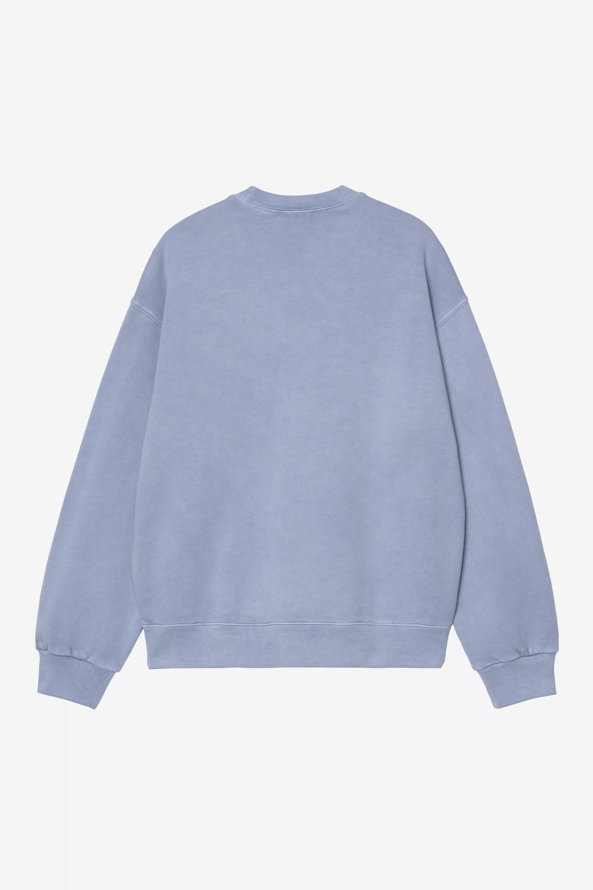 CARHARTT WIP Nelson Sweatshirt - Gentle Blue, Garment dyed