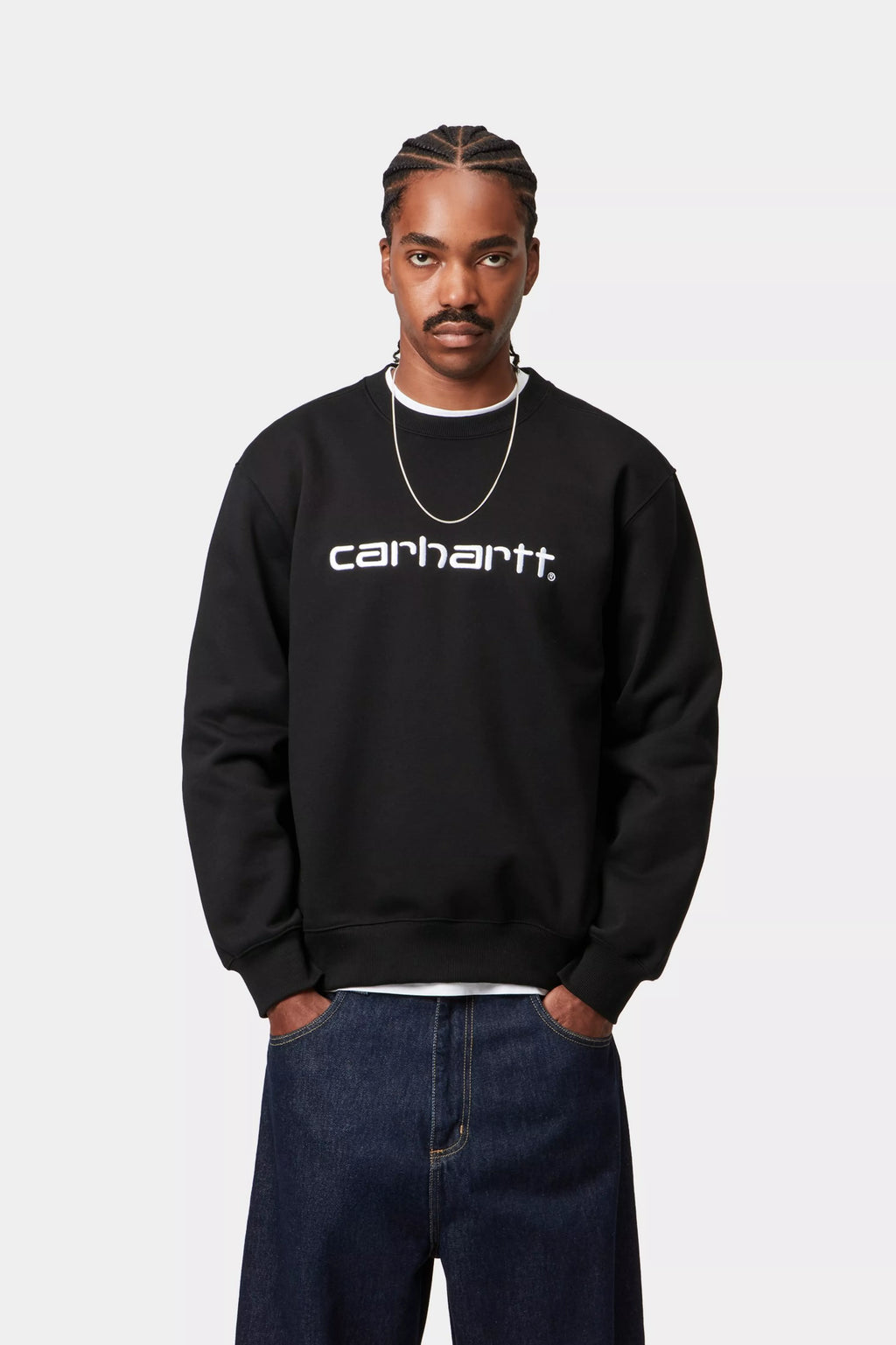 CARHARTT WIP Carhartt Sweatshirt - Black White