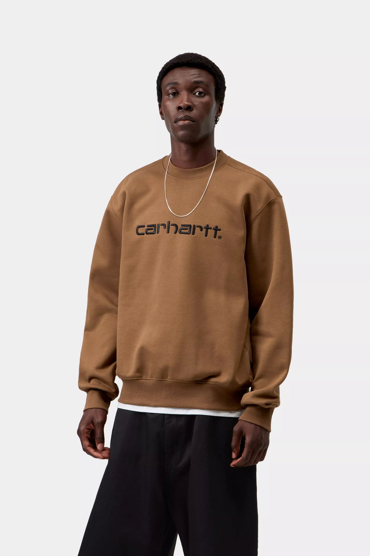CARHARTT WIP Carhartt Sweatshirt - WIP H Brown / Black