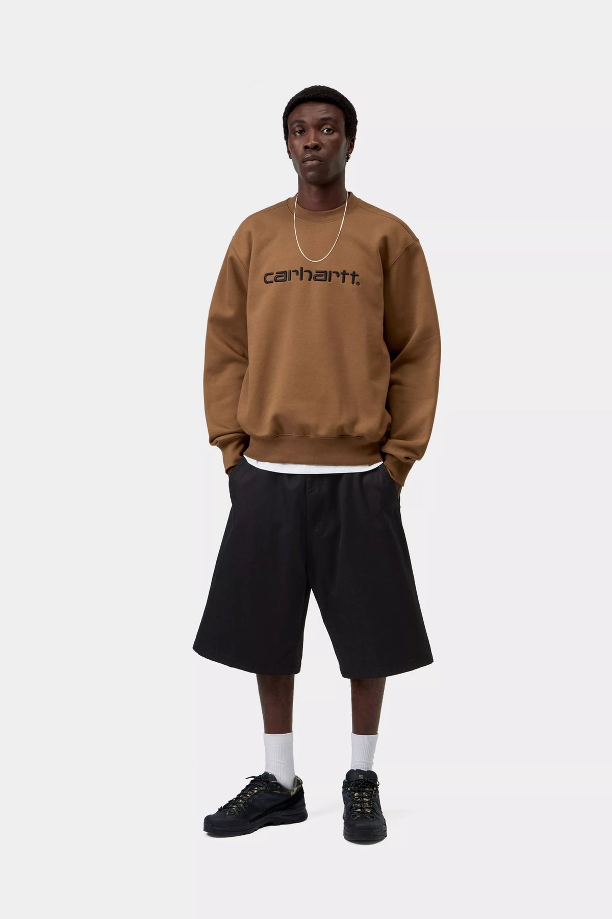 CARHARTT WIP Carhartt Sweatshirt - WIP H Brown / Black
