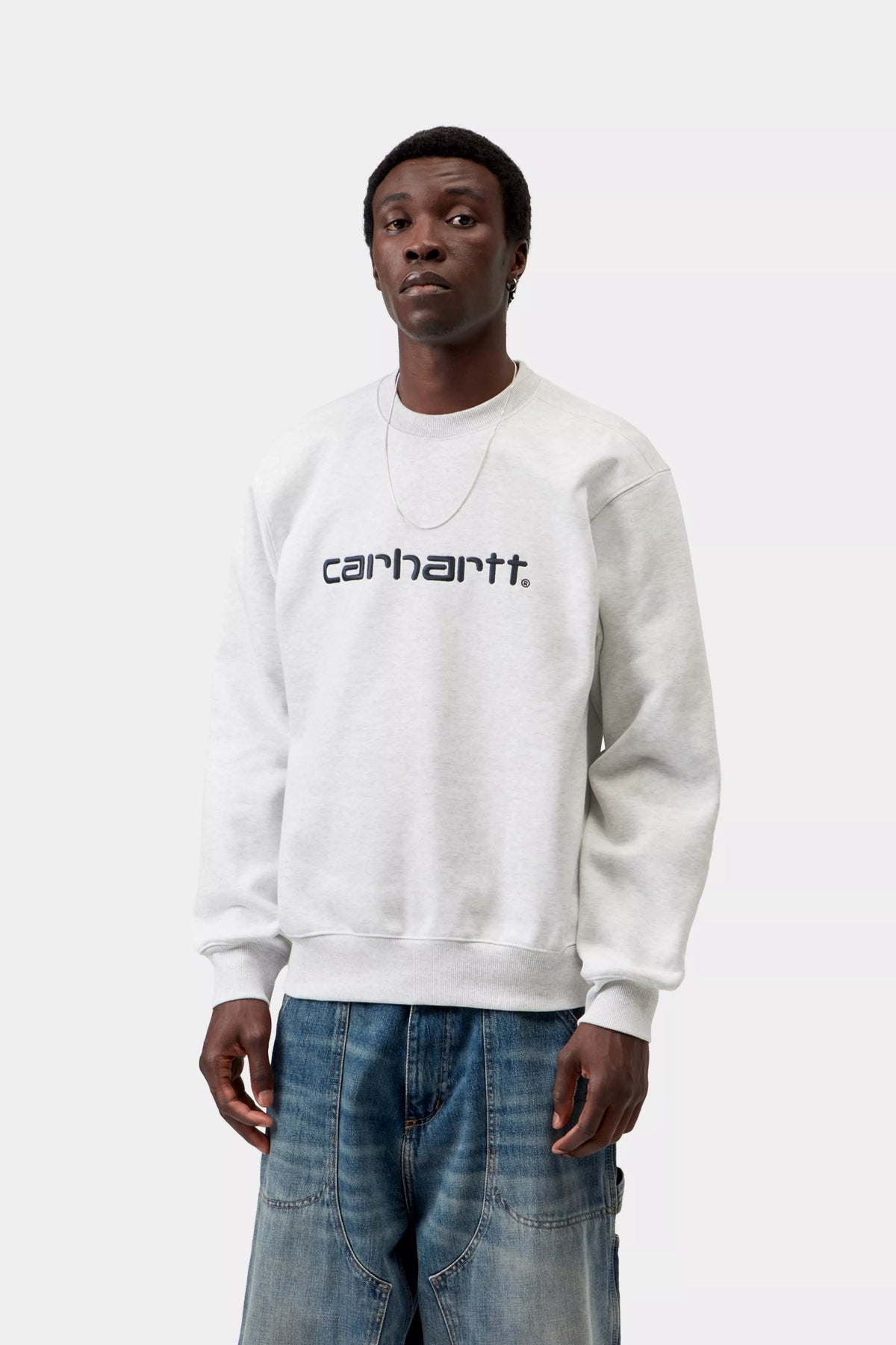 CARHARTT WIP Carhartt Sweatshirt - Ash Heather / Graphite