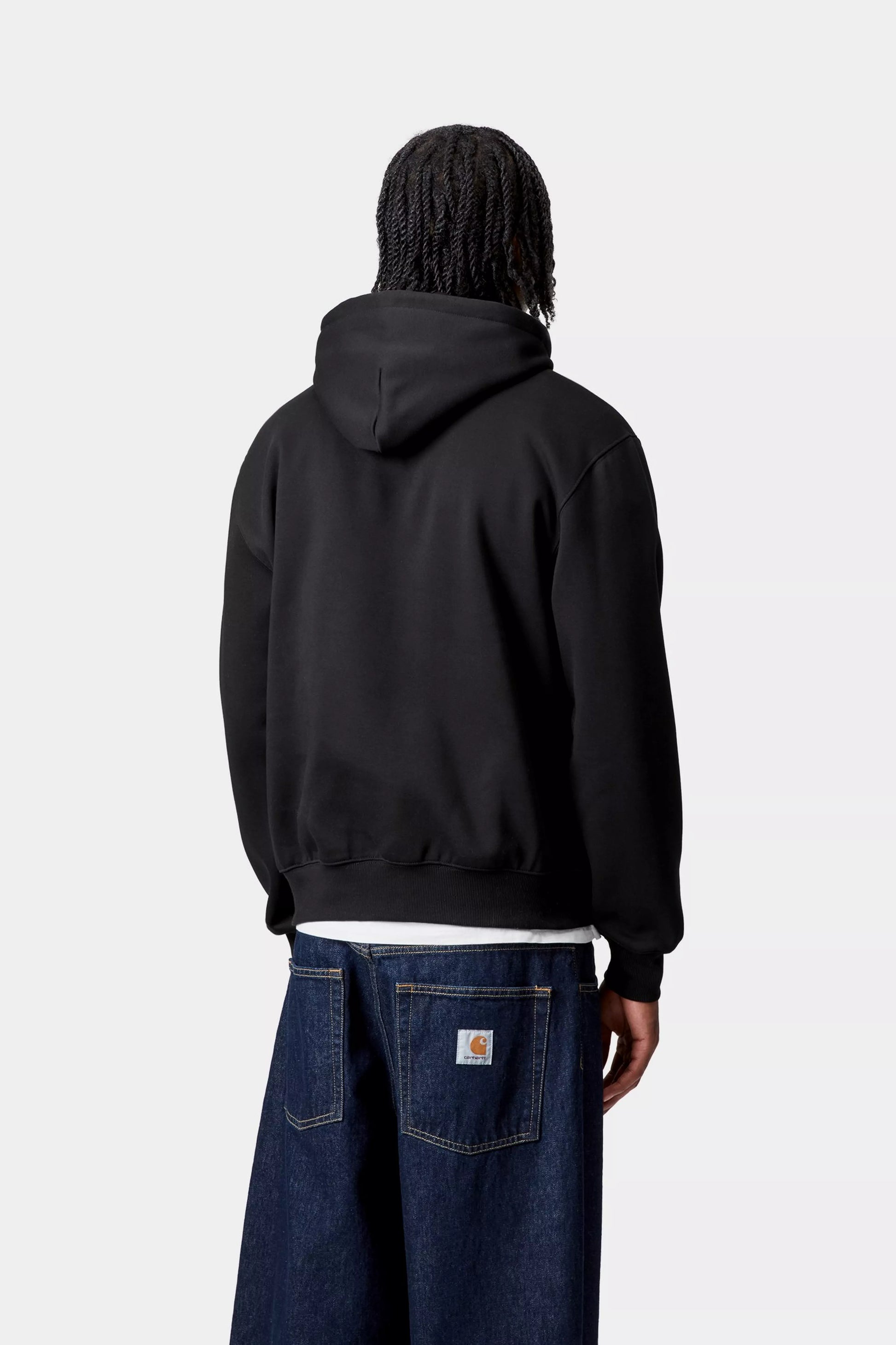 CARHARTT WIP HOODED CARHARTT SWEAT - Black Black