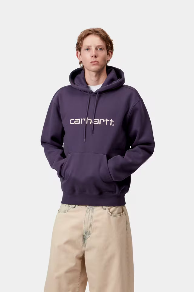 CARHARTT WIP HOODED CARHARTT SWEAT - Lokers / Salt