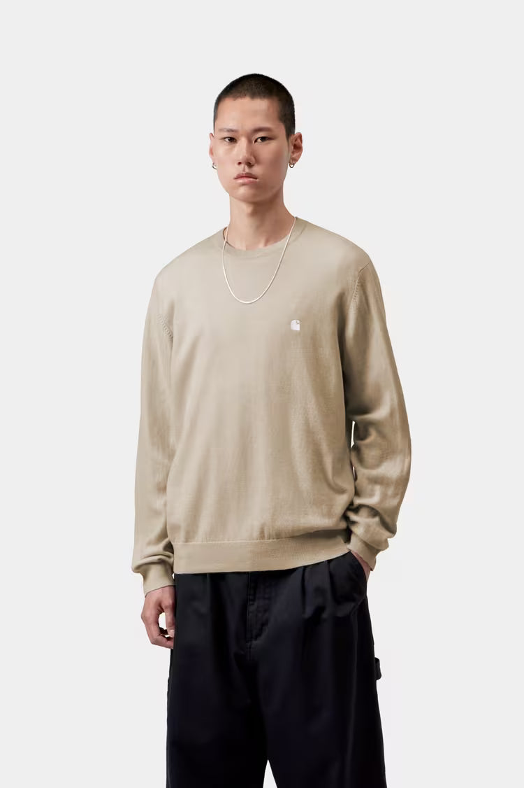 CARHARTT WIP Madison Sweater - Fleur De Sel / Wax