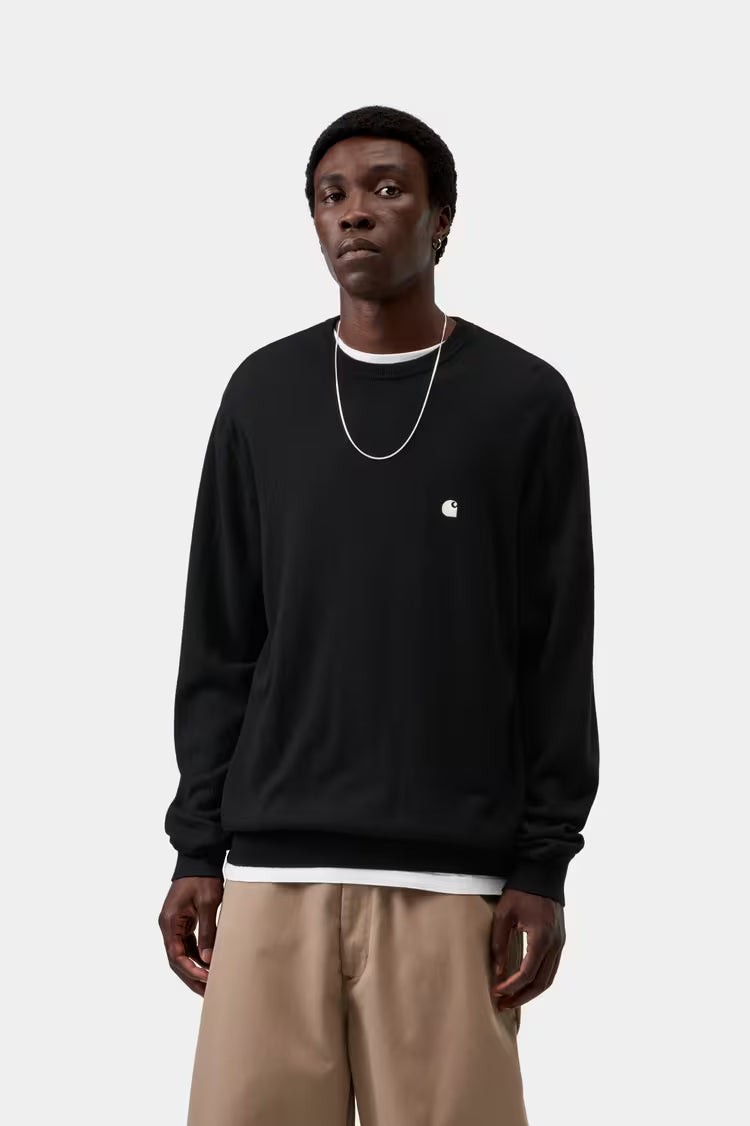 CARHARTT WIP Madison Sweater - Black / Wax