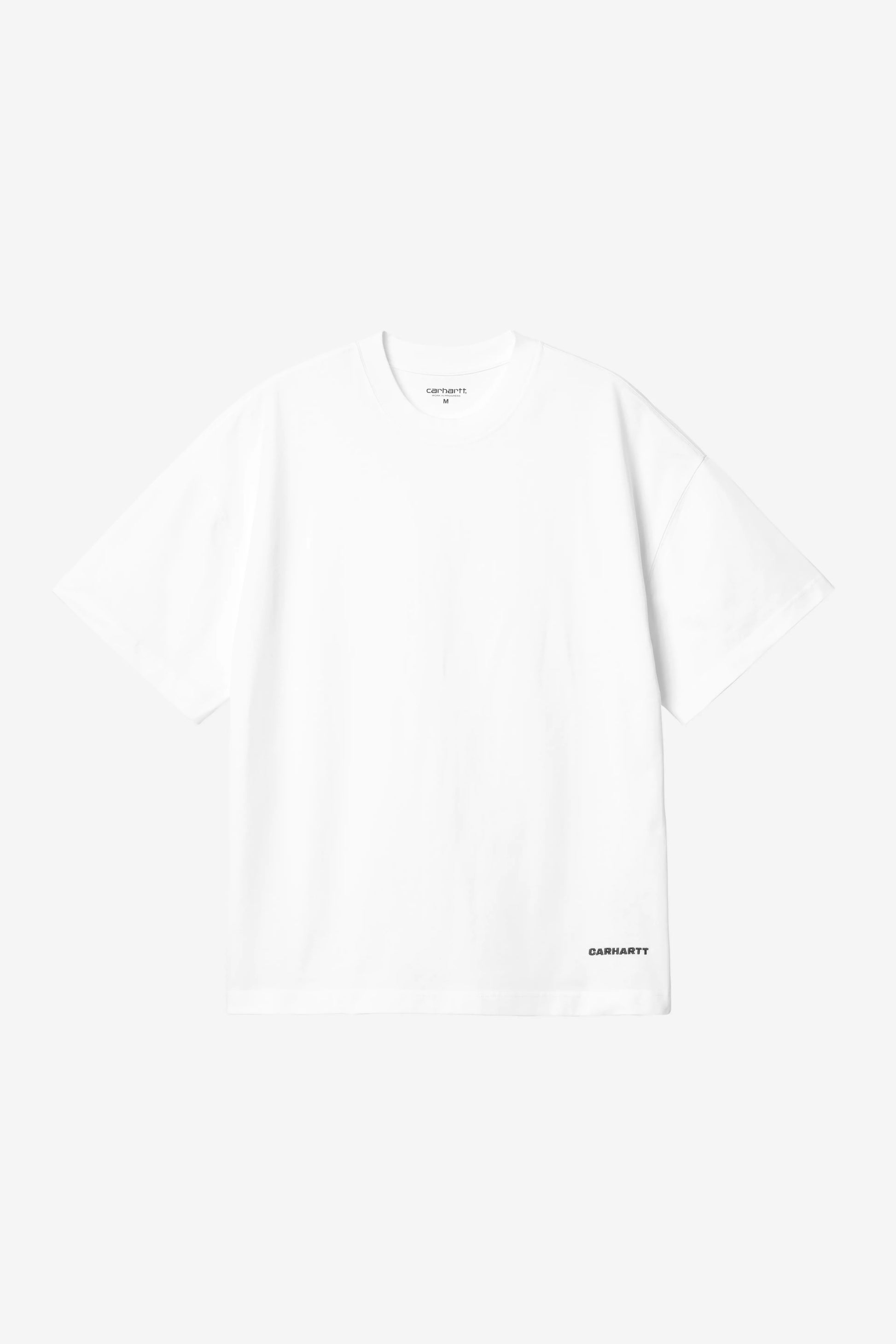 CARHARTT WIP S/S Link Script T-Shirt - White Black