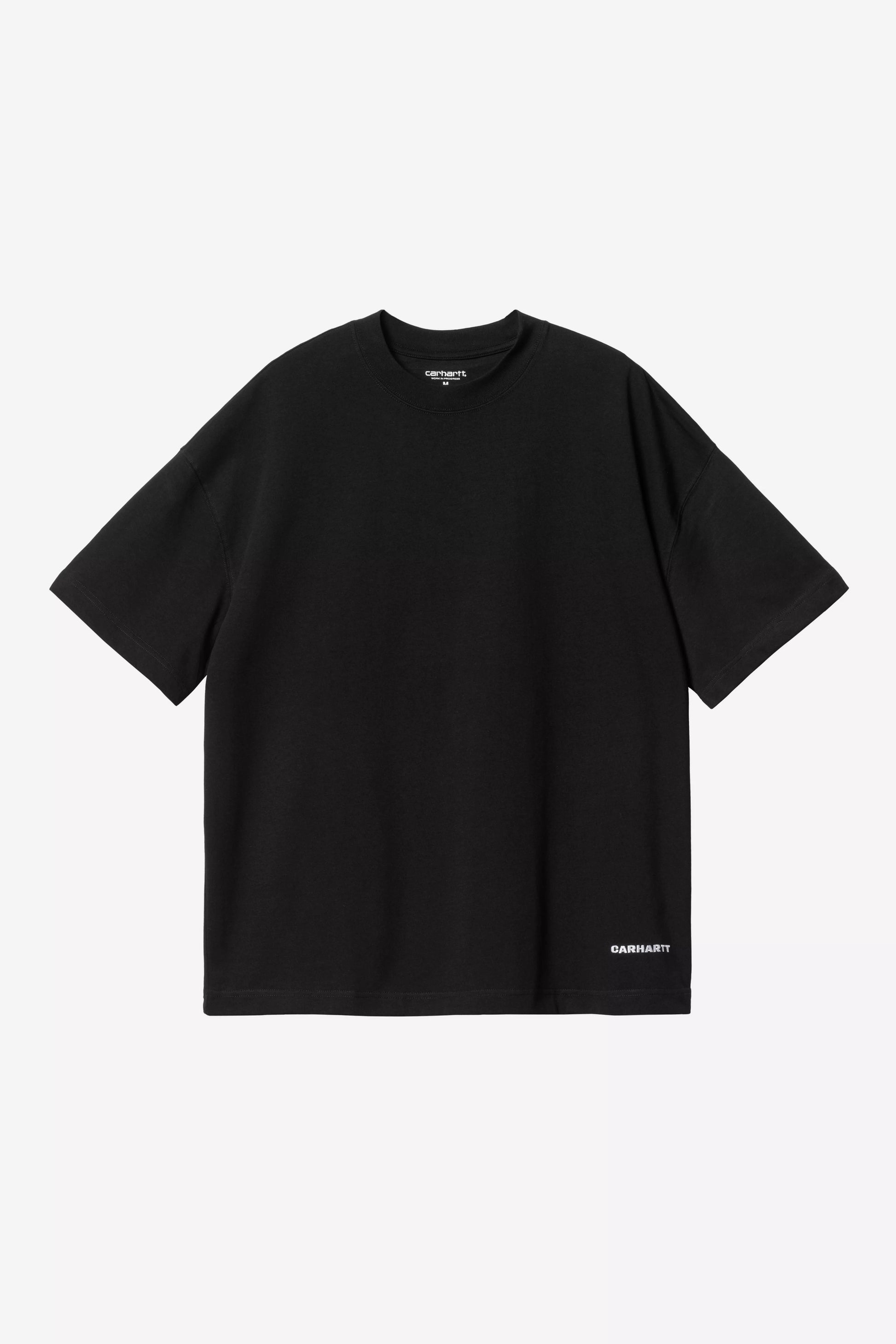 CARHARTT WIP S/S Link Script T-Shirt - Black White