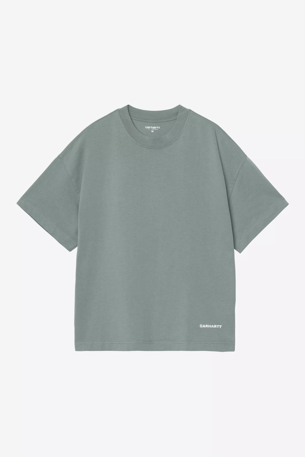 CARHARTT WIP S/S Link Script T-Shirt - Velvet Green / White - FREESTYLE LLORET