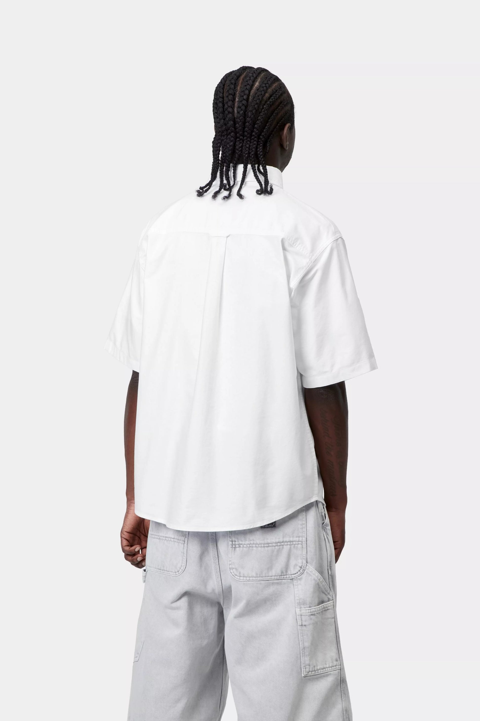 CARHARTT WIP S/S Braxton Shirt - White / White - FREESTYLE LLORET