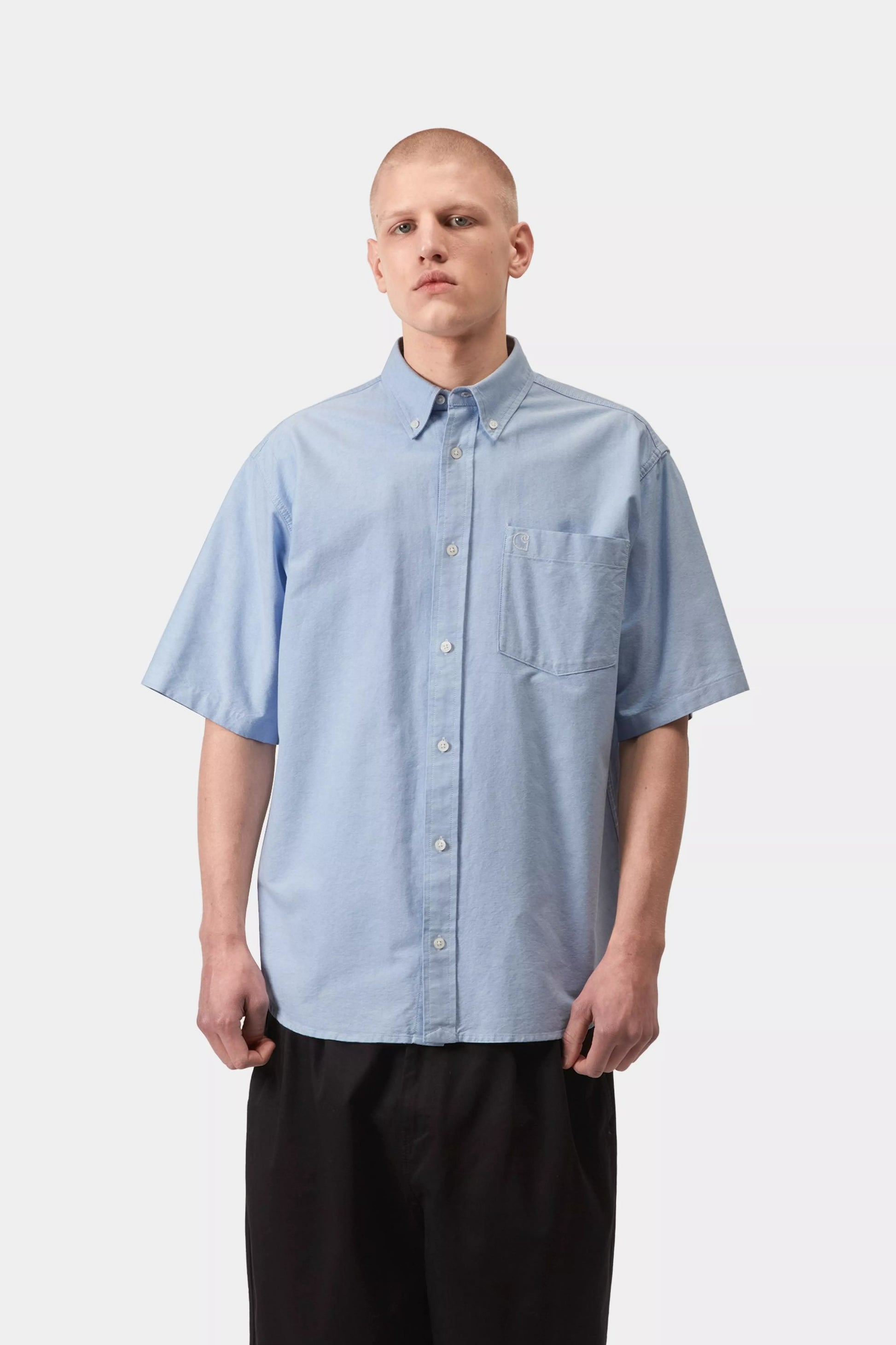 CARHARTT WIP S/S Braxton Shirt - Bleach / Wax - FREESTYLE LLORET