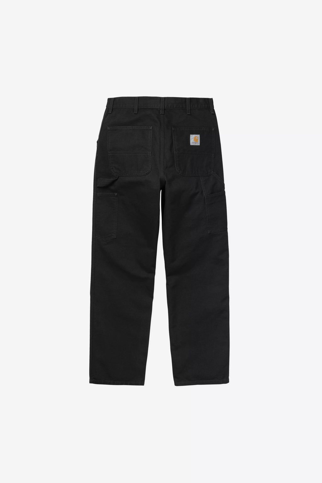 CARHARTT WIP Single Knee Pant - Dearborn Canvas Black, Rinsed