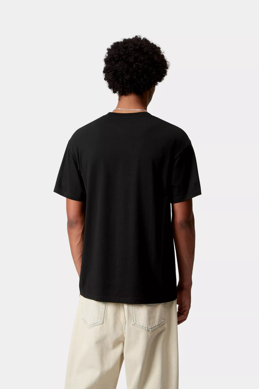 CARHARTT WIP S/S Pocket Heart T-Shirt - Black / Red