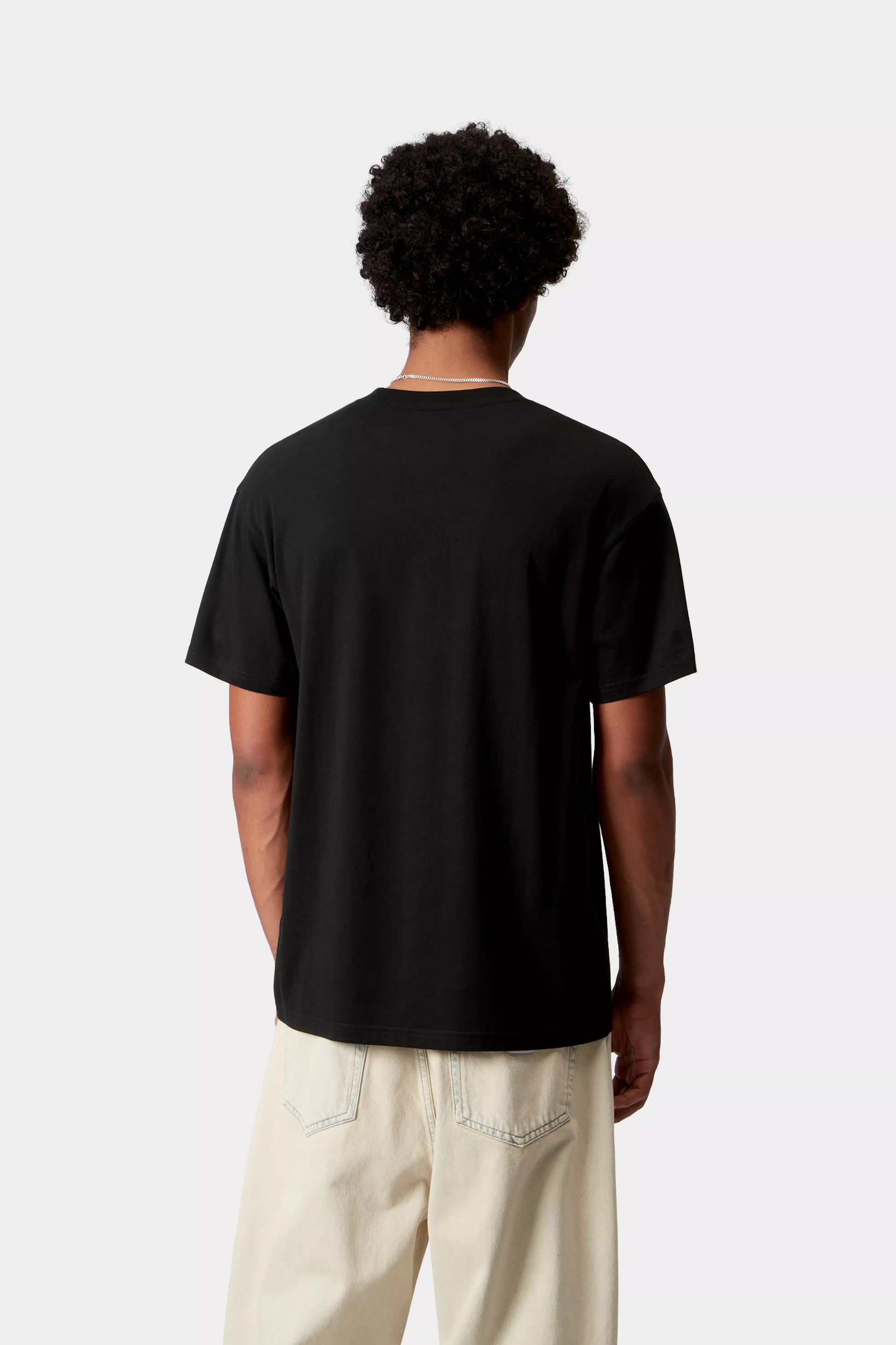 CARHARTT WIP S/S Pocket Heart T-Shirt - Black / Red