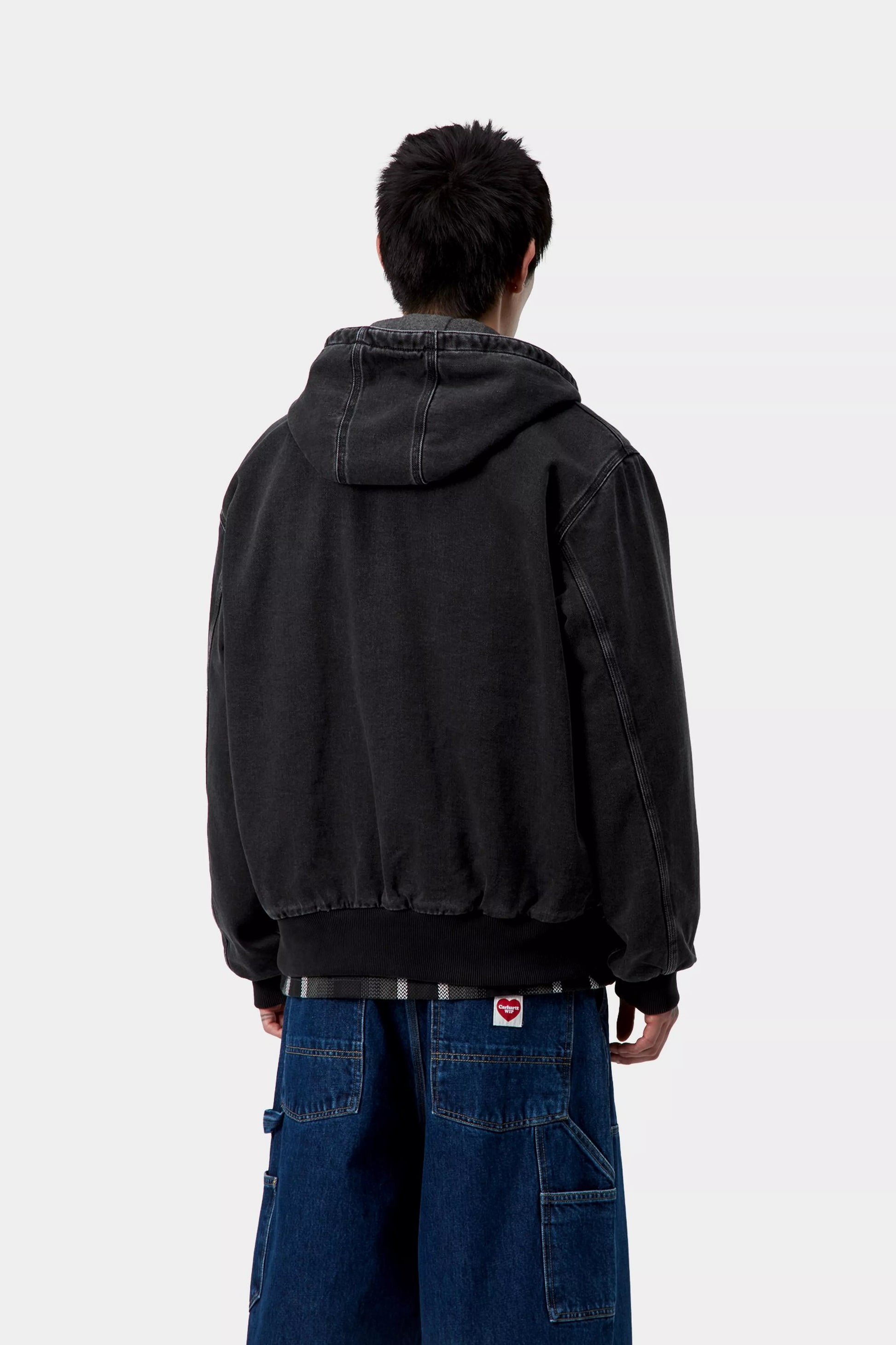 CARHARTT WIP OG Active Jacket - Black Stone Washed