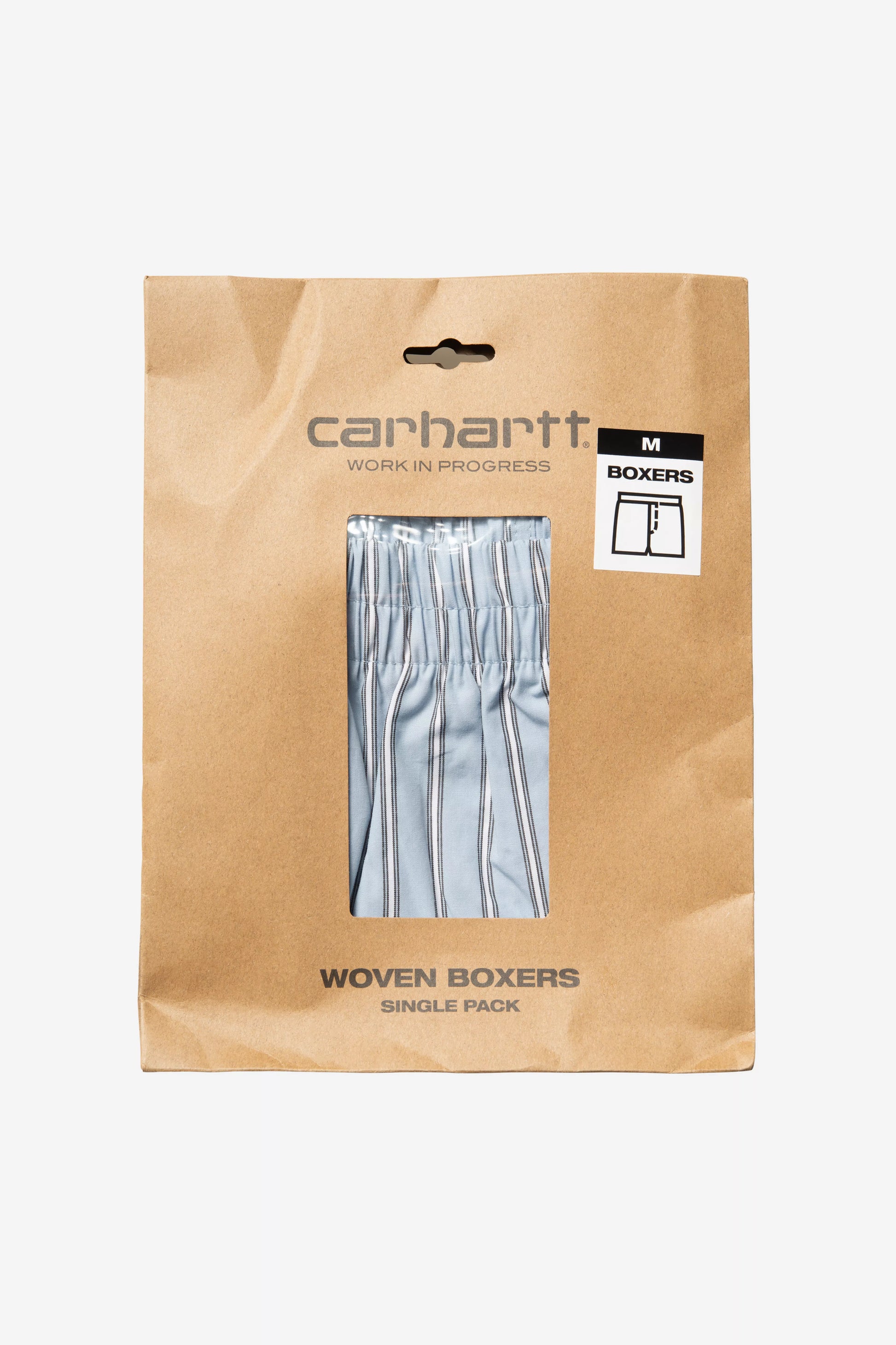 CARHARTT WIP COTTON BOXER - Grimsby Stripe, Blue Fog - FREESTYLE LLORET